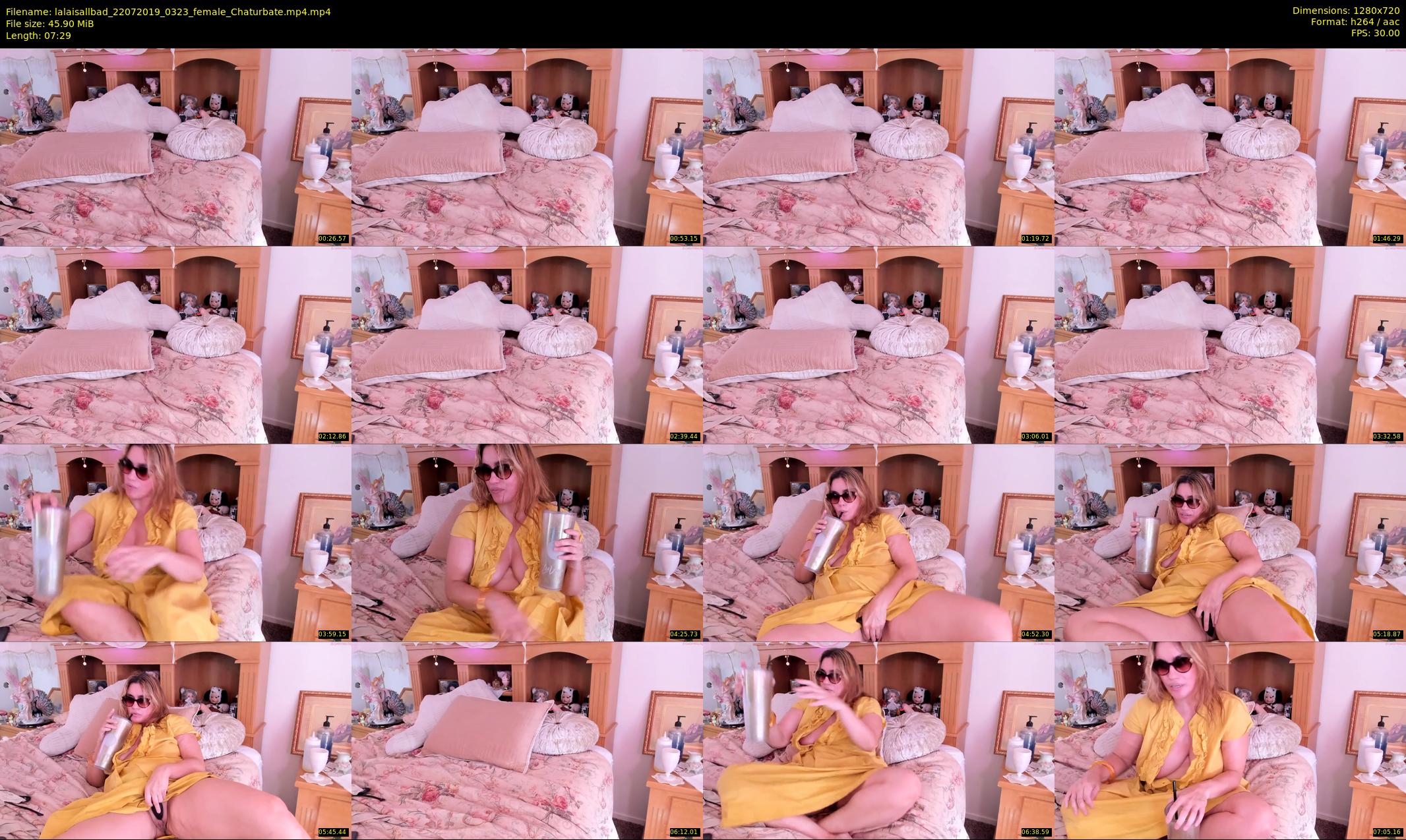 lalaisallbad — 8 minute Chaturbate female cam show recording, 720p, Jul 22, 2019