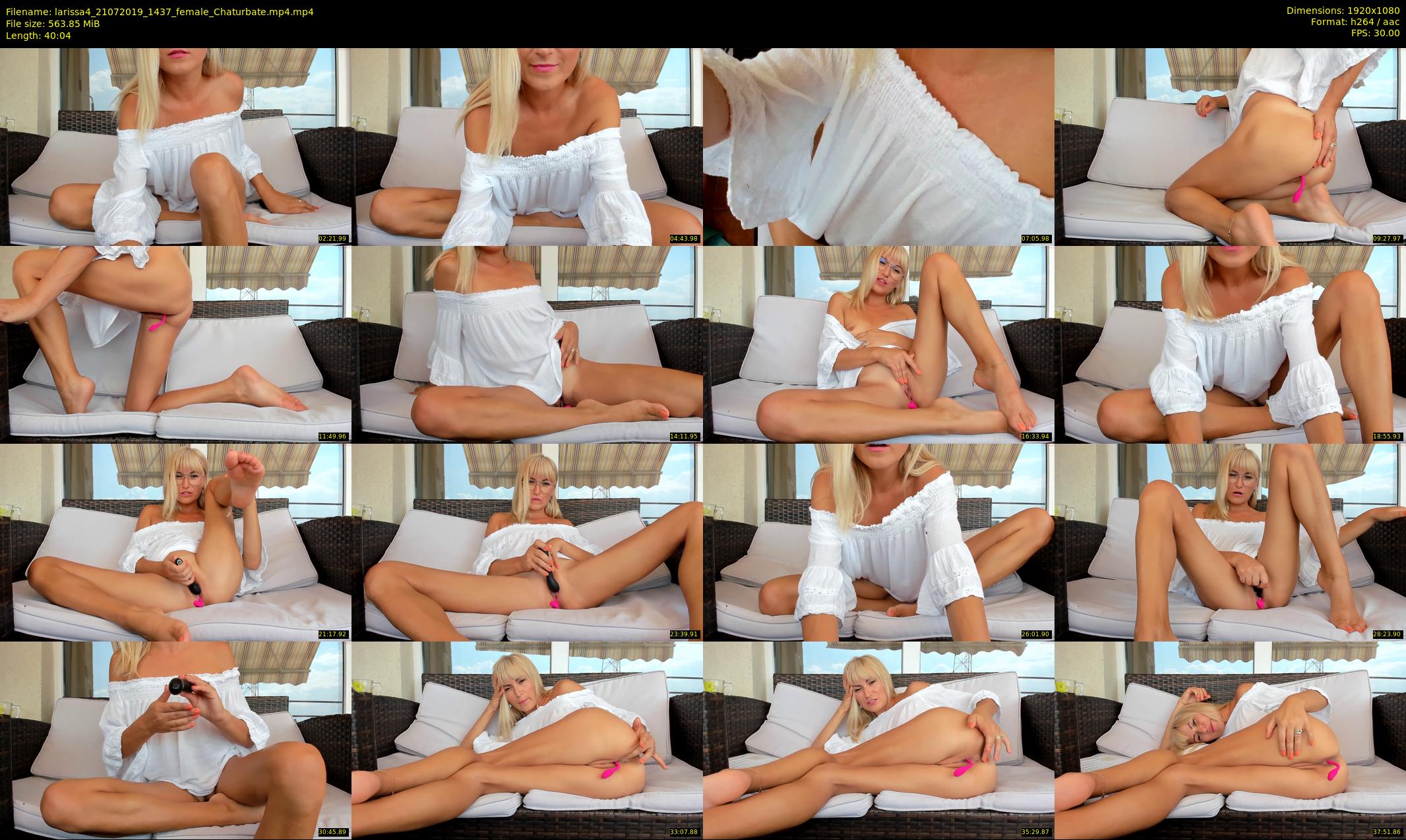 larissa4 — 41 minute Chaturbate female cam show recording, 1080p, Jul 21, 2019