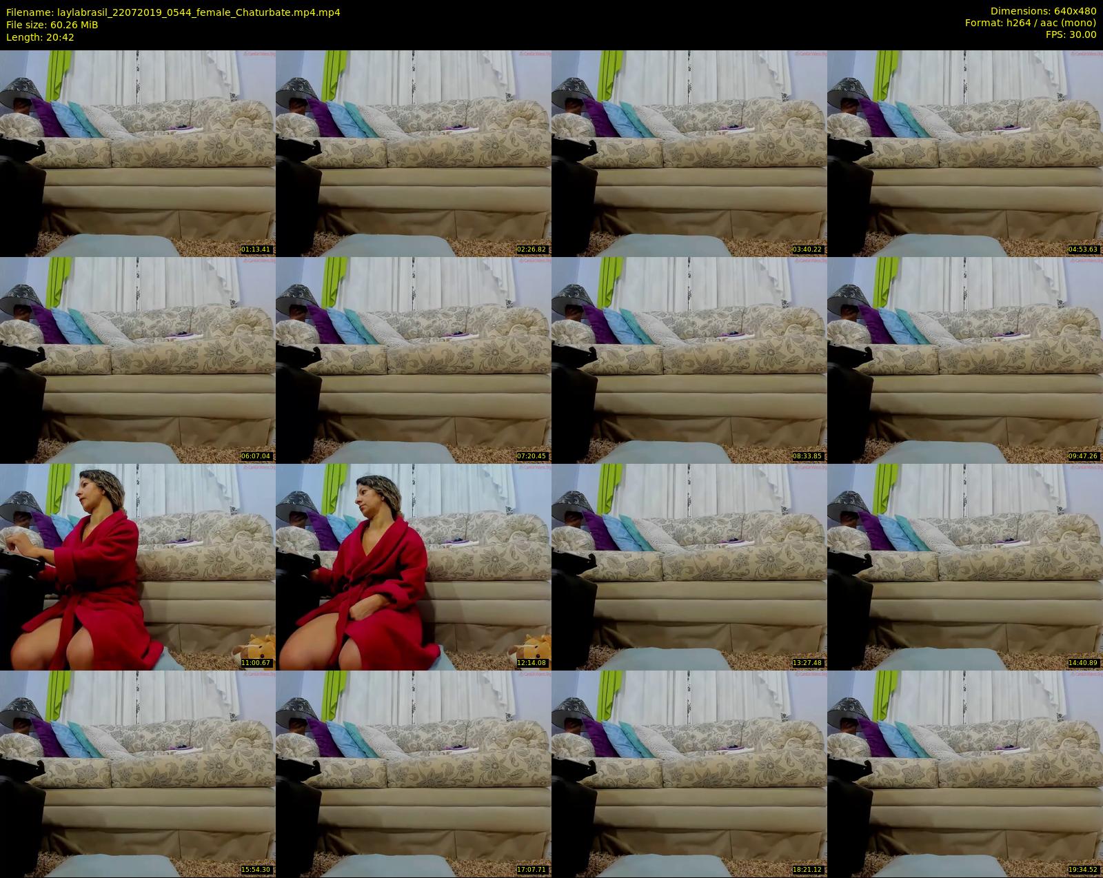 laylabrasil — 21 minute Chaturbate female cam show recording, 480p, Jul 22, 2019