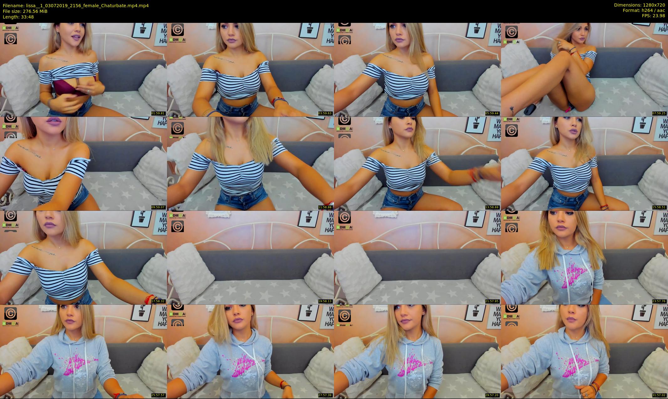 lissa__1 — 34 minute Chaturbate female cam show recording, 720p, Jul 3, 2019