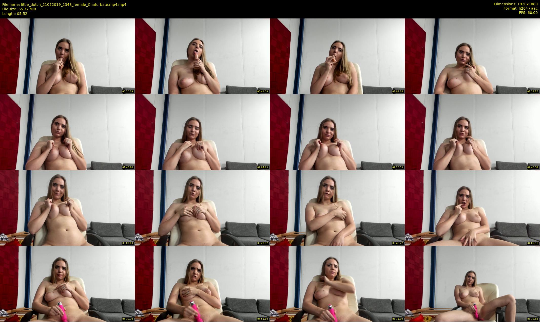 little_dutch — 6 minute Chaturbate female cam show recording, 1080p, Jul 21, 2019