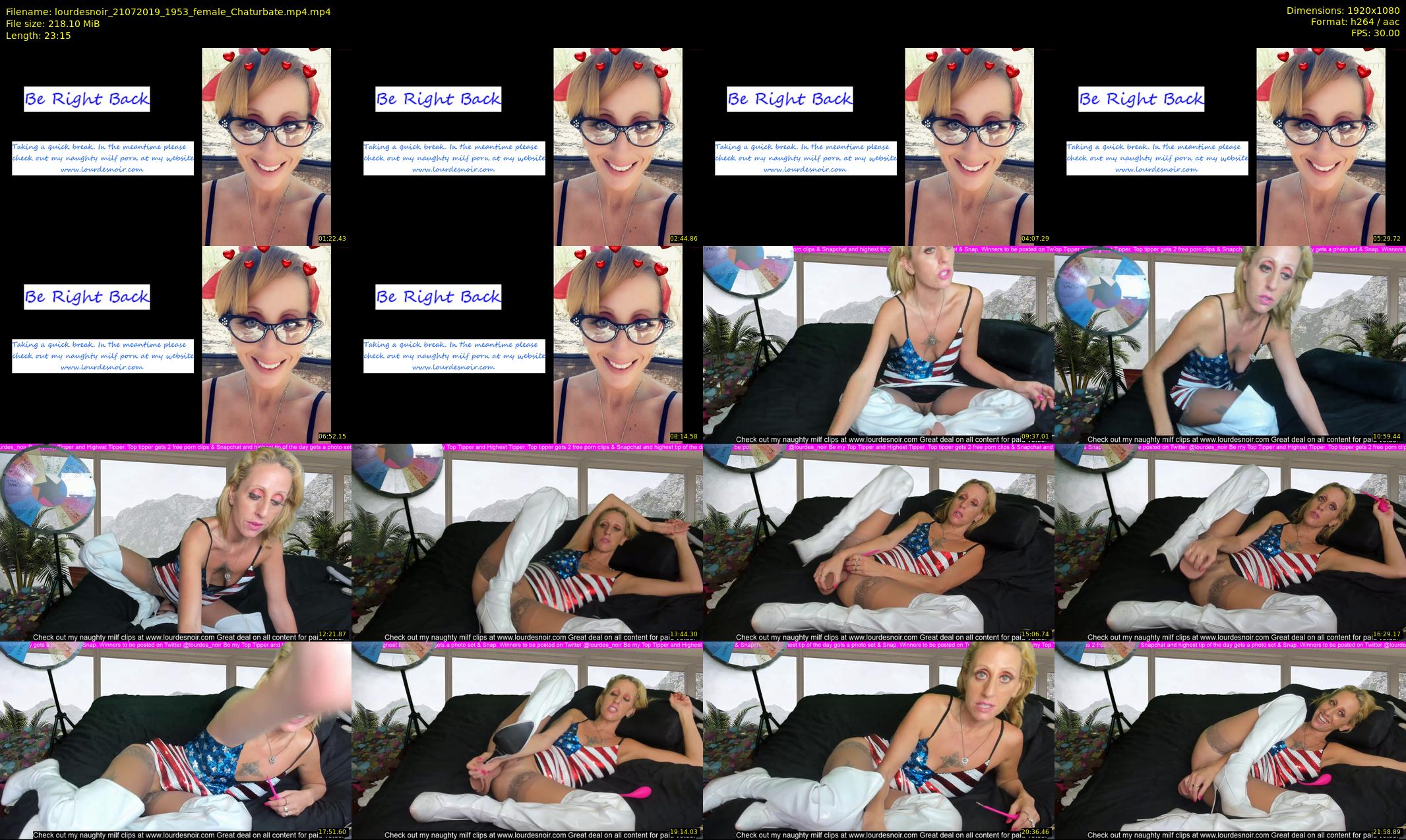 lourdesnoir — 24 minute Chaturbate female cam show recording, 1080p, Jul 21, 2019