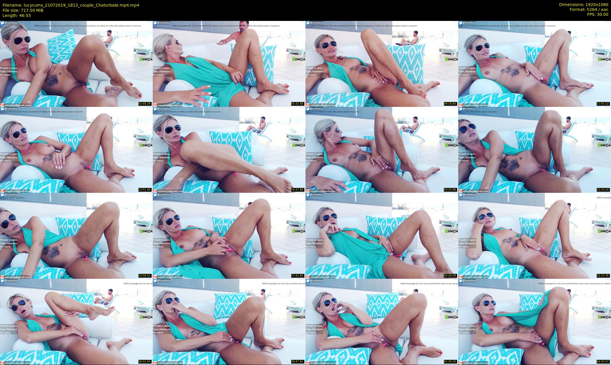 lucycums — 47 minute Chaturbate couple cam show recording, 1080p, Jul 21, 2019