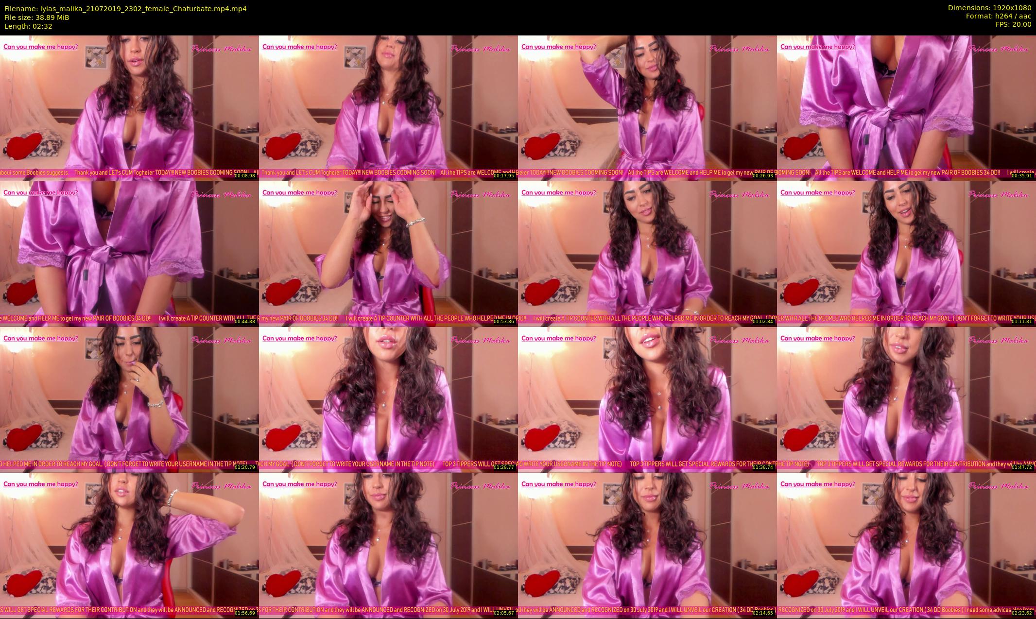 lylas_malika — 3 minute Chaturbate female cam show recording, 1080p, Jul 21, 2019