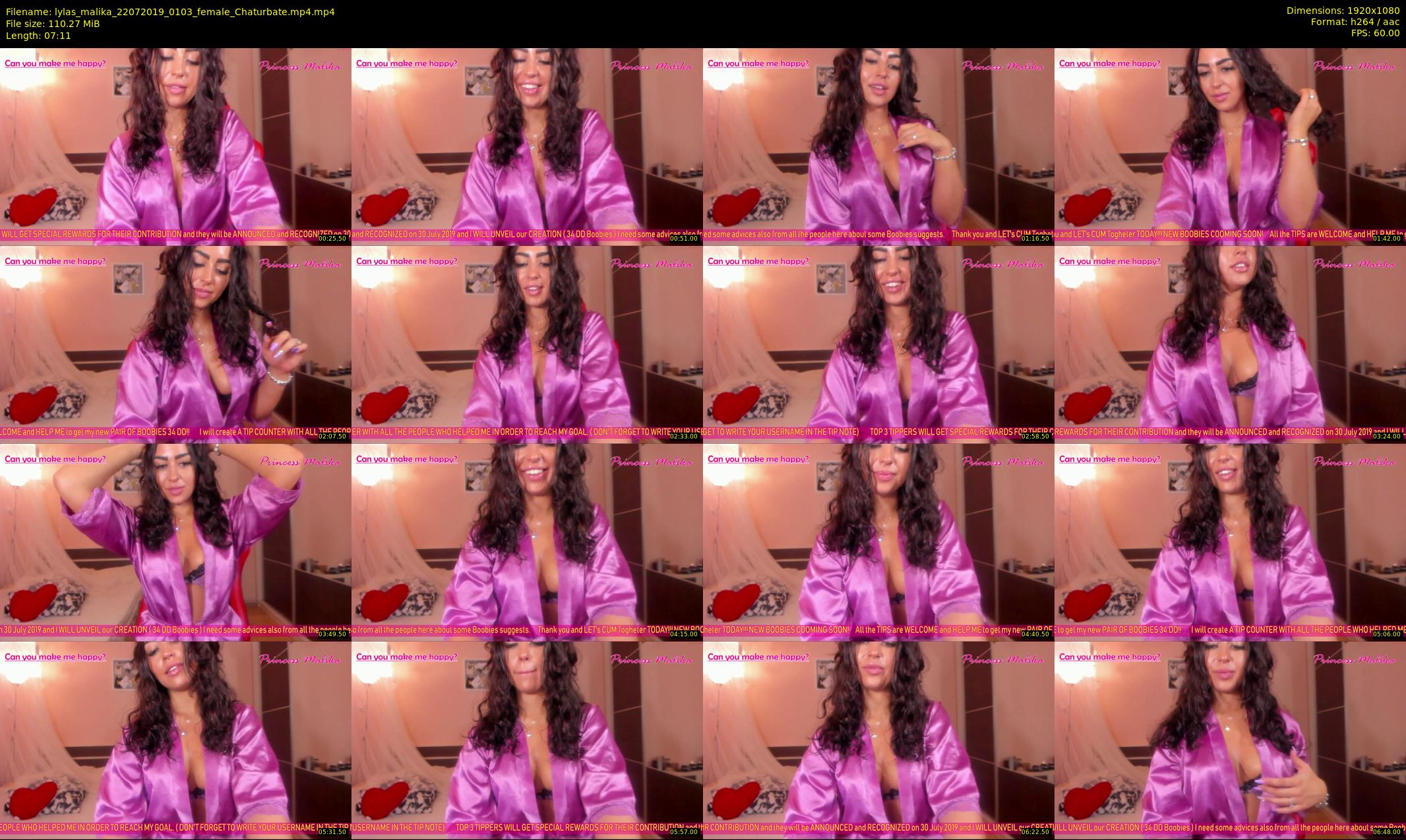 lylas_malika — 8 minute Chaturbate female cam show recording, 1080p, Jul 22, 2019