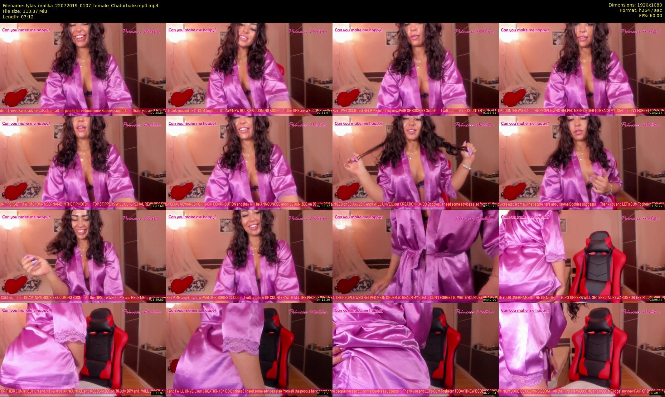 lylas_malika — 8 minute Chaturbate female cam show recording, 1080p, Jul 22, 2019