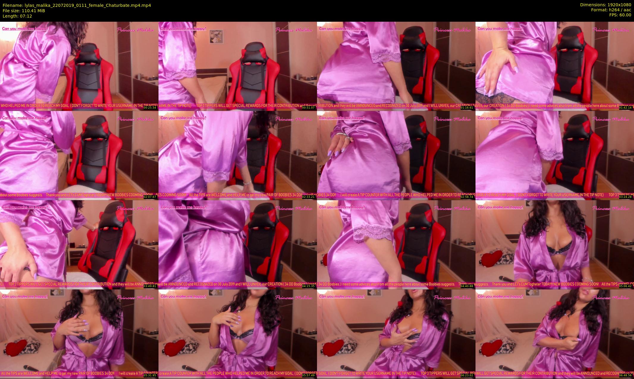 lylas_malika — 8 minute Chaturbate female cam show recording, 1080p, Jul 22, 2019