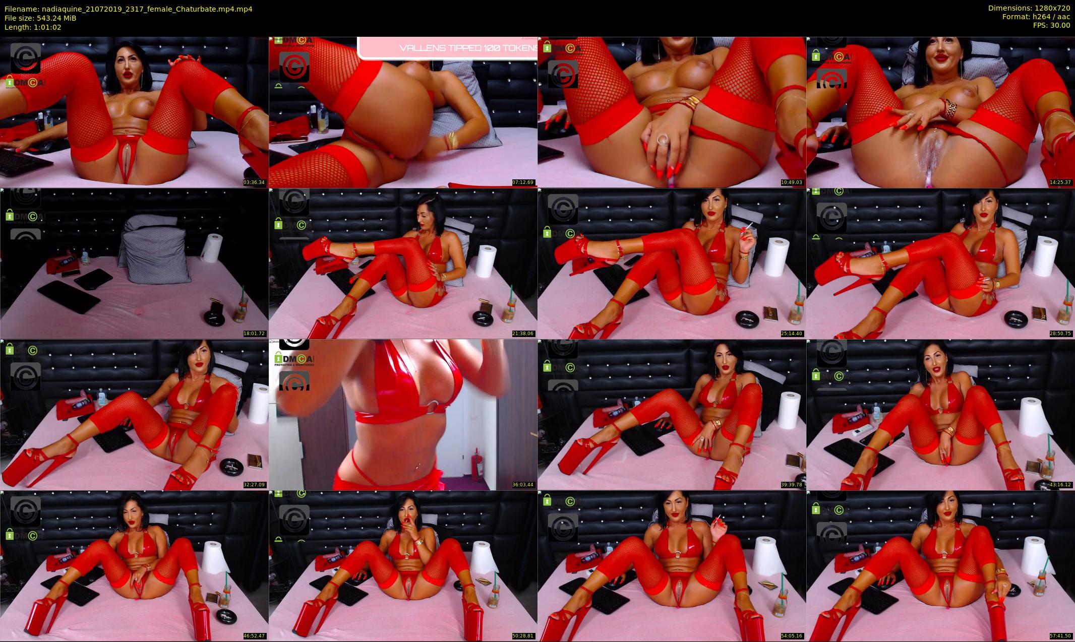 nadiaquine — 62 minute Chaturbate female cam show recording, 720p, Jul 21, 2019