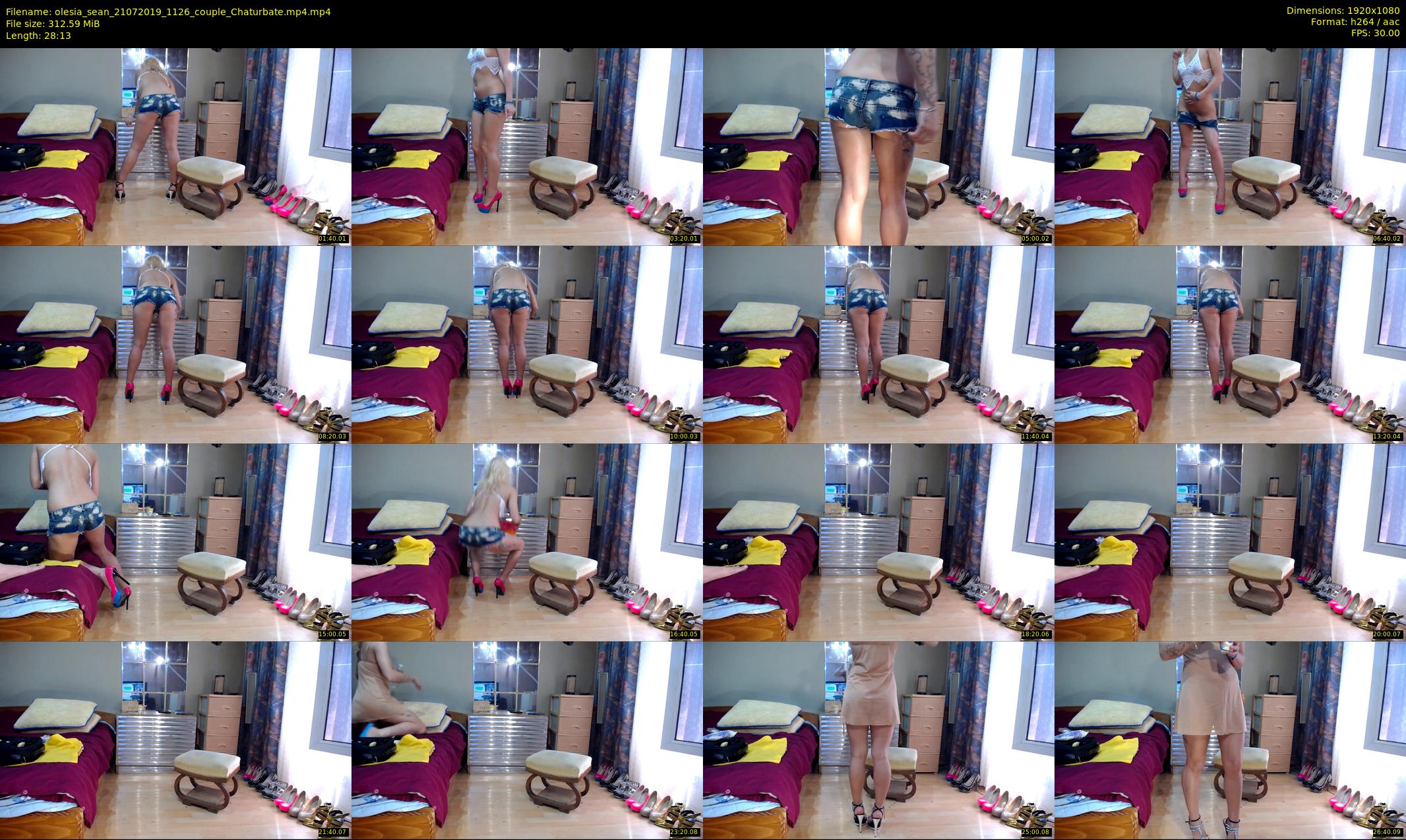 olesia_sean — 29 minute Chaturbate couple cam show recording, 1080p, Jul 21, 2019