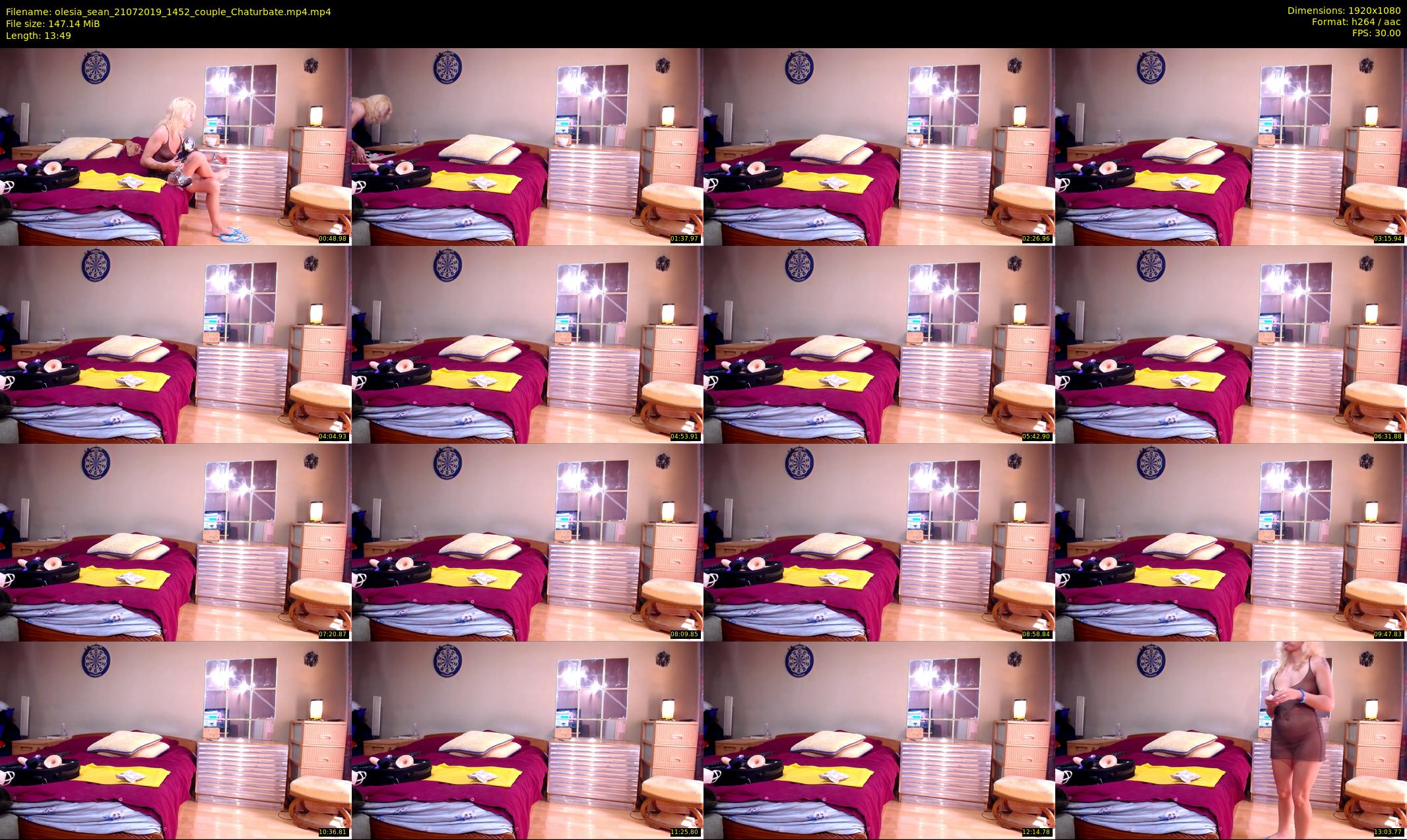 olesia_sean — 14 minute Chaturbate couple cam show recording, 1080p, Jul 21, 2019