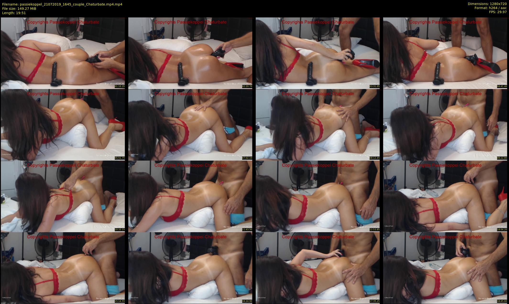 passiekoppel — 20 minute Chaturbate couple cam show recording, 720p, Jul 21, 2019