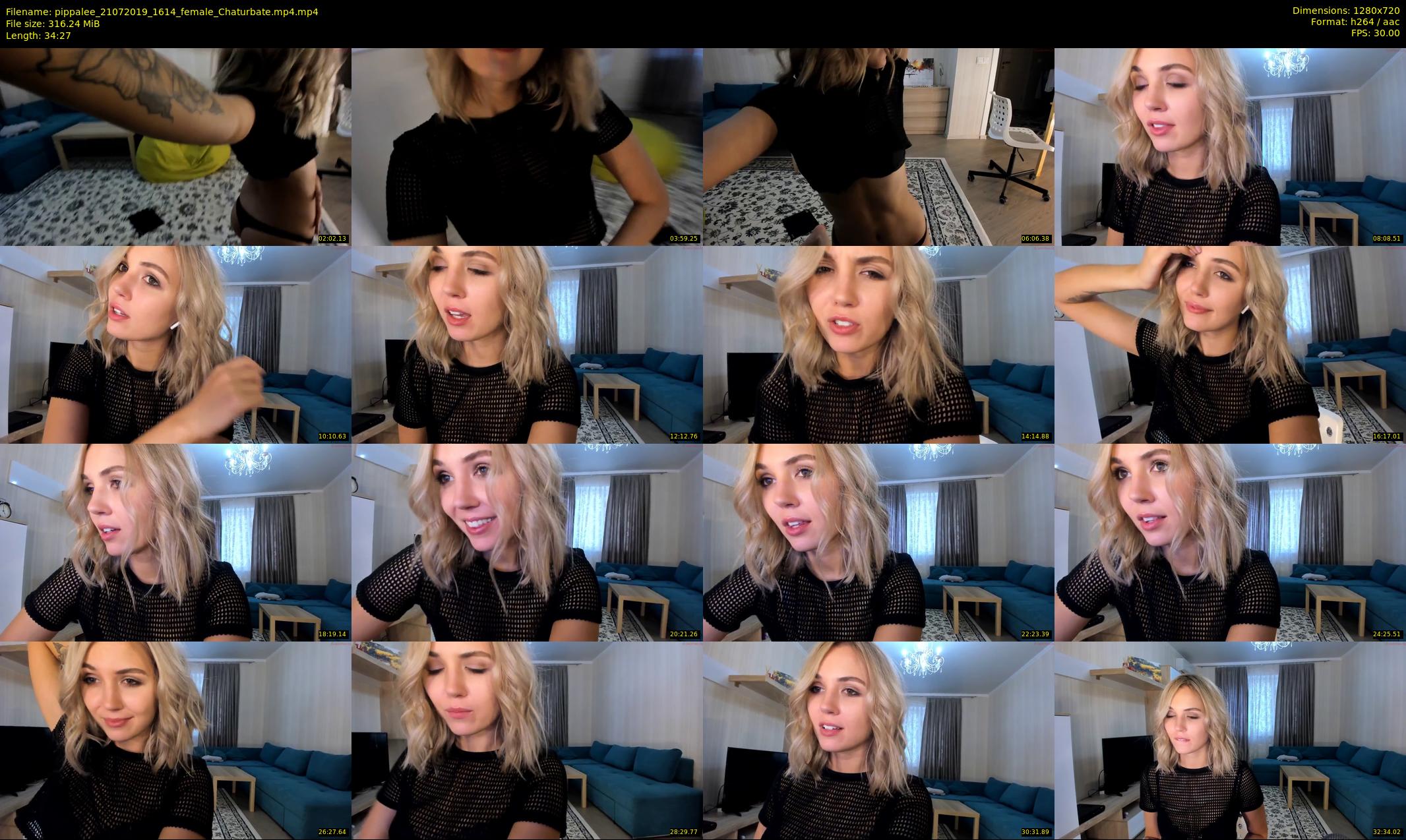 pippalee — 35 minute Chaturbate female cam show recording, 720p, Jul 21, 2019