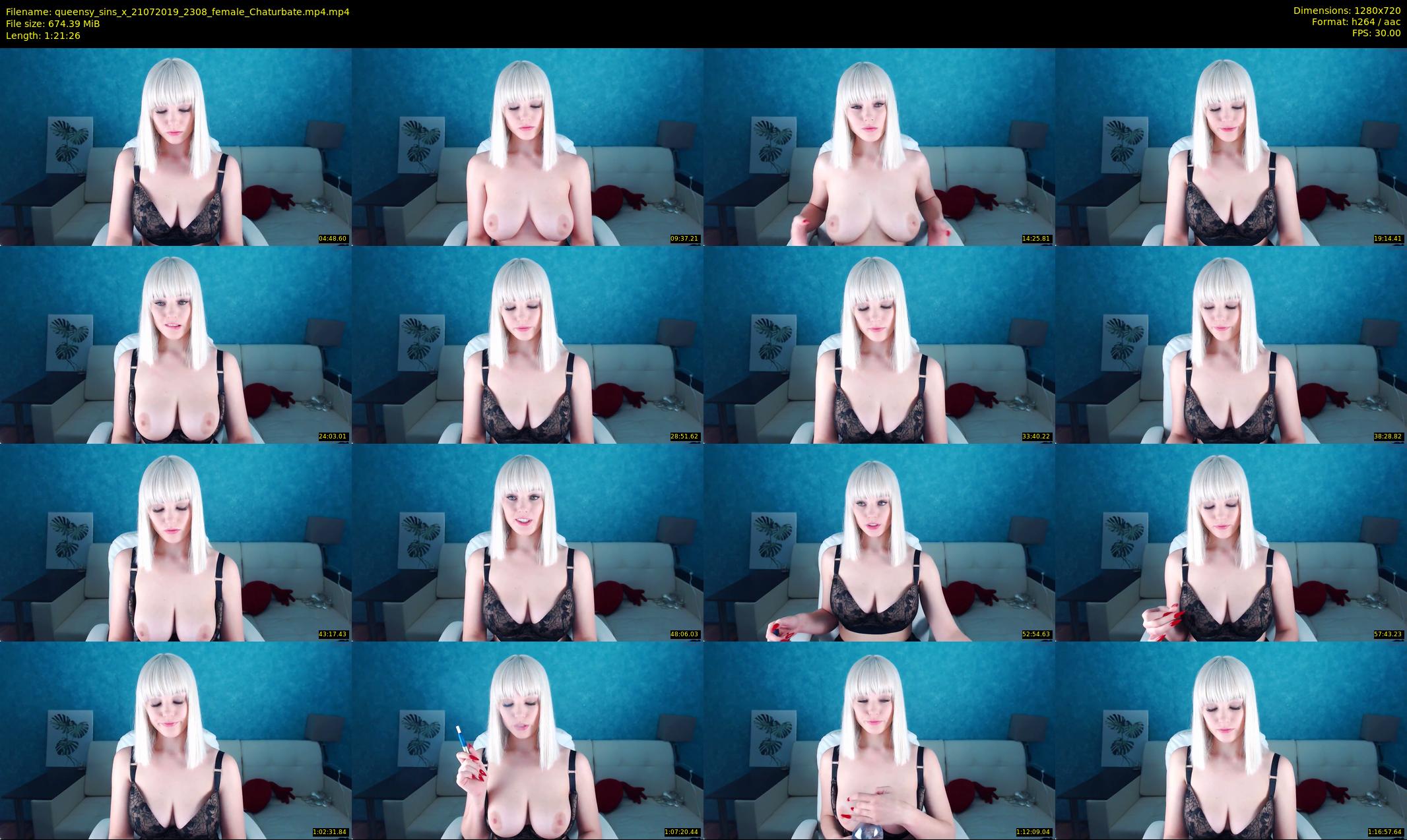 queensy_sins_x — 82 minute Chaturbate female cam show recording, 720p, Jul 21, 2019