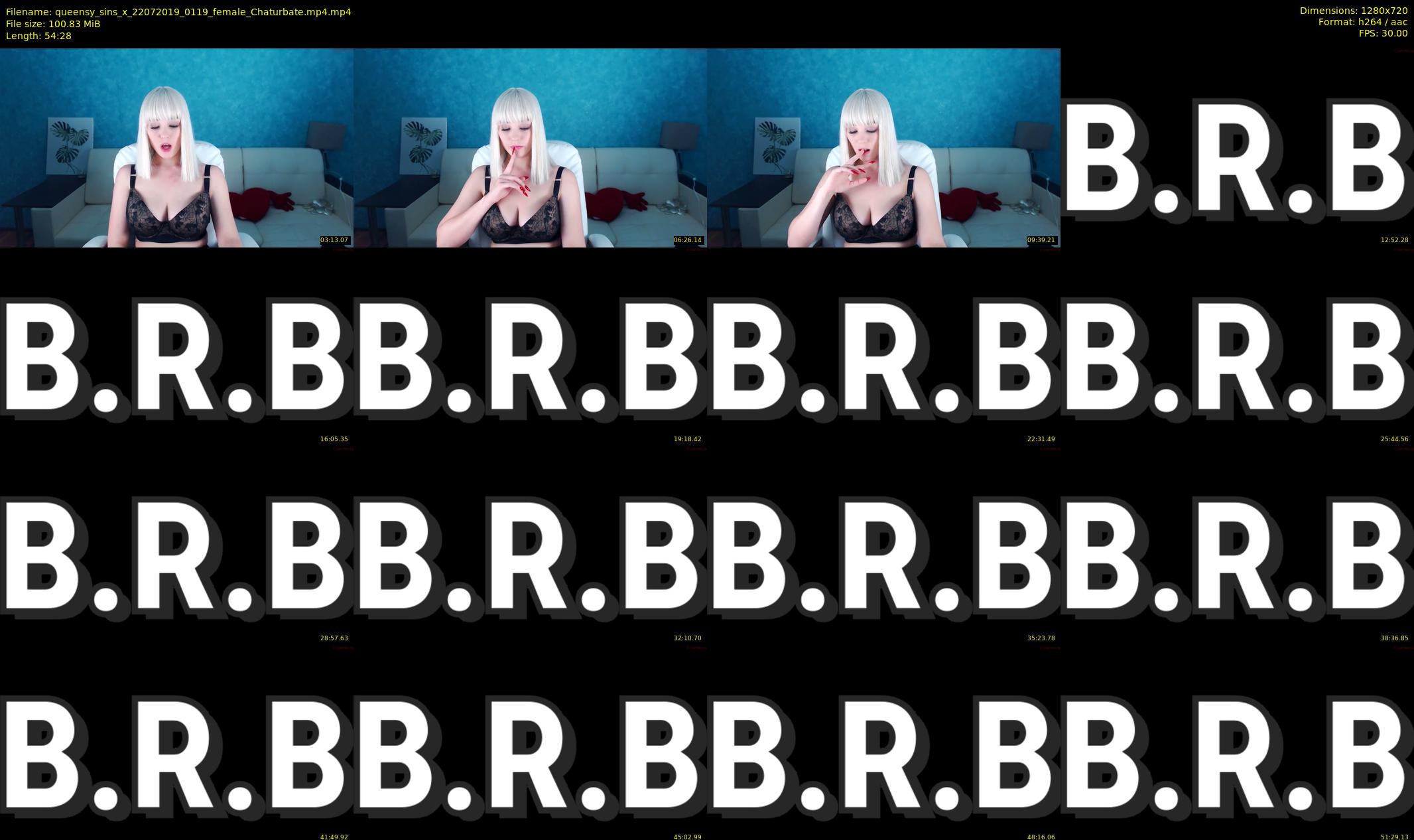 queensy_sins_x — 55 minute Chaturbate female cam show recording, 720p, Jul 22, 2019