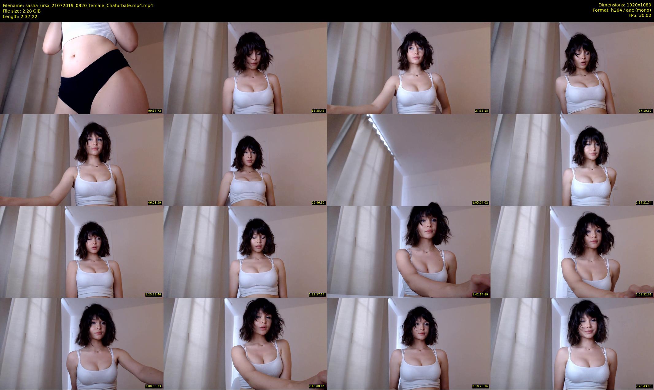 sasha_ursx — 158 minute Chaturbate female cam show recording, 1080p, Jul 21, 2019