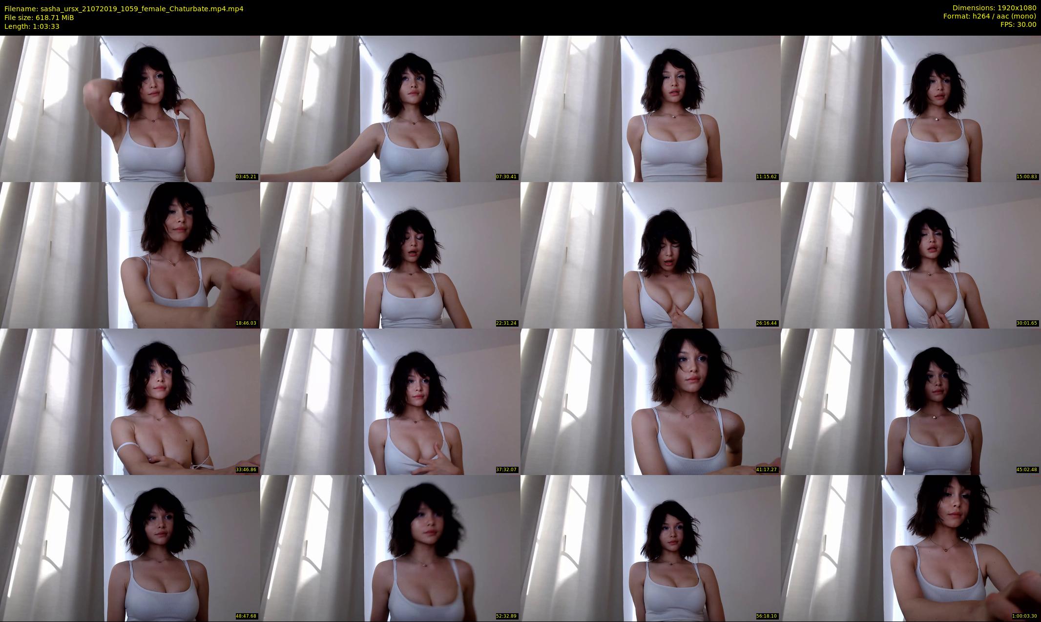sasha_ursx — 64 minute Chaturbate female cam show recording, 1080p, Jul 21, 2019