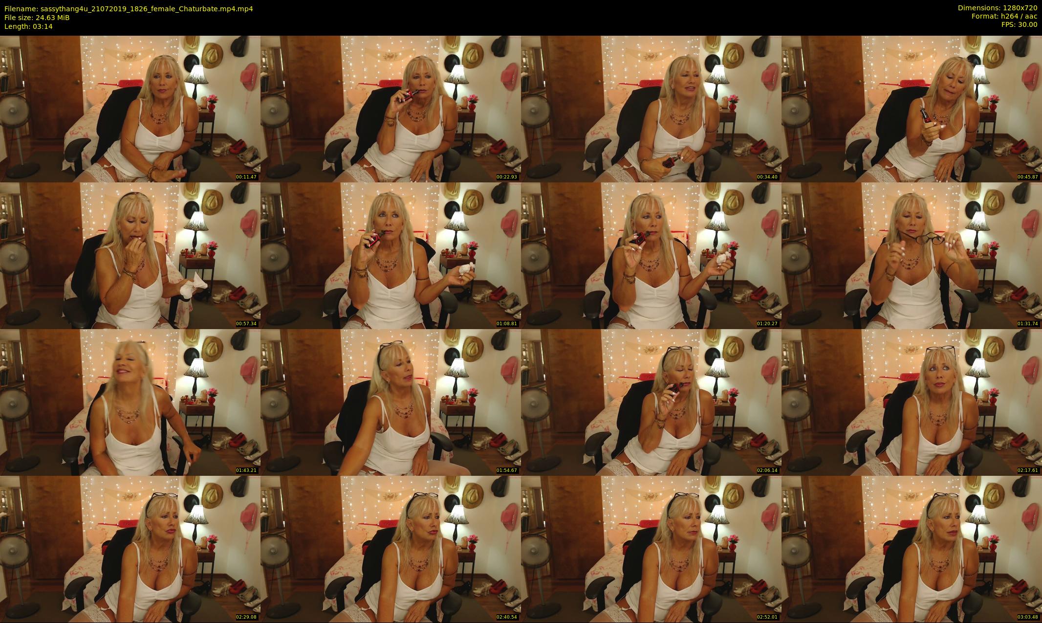 sassythang4u — 4 minute Chaturbate female cam show recording, 720p, Jul 21, 2019