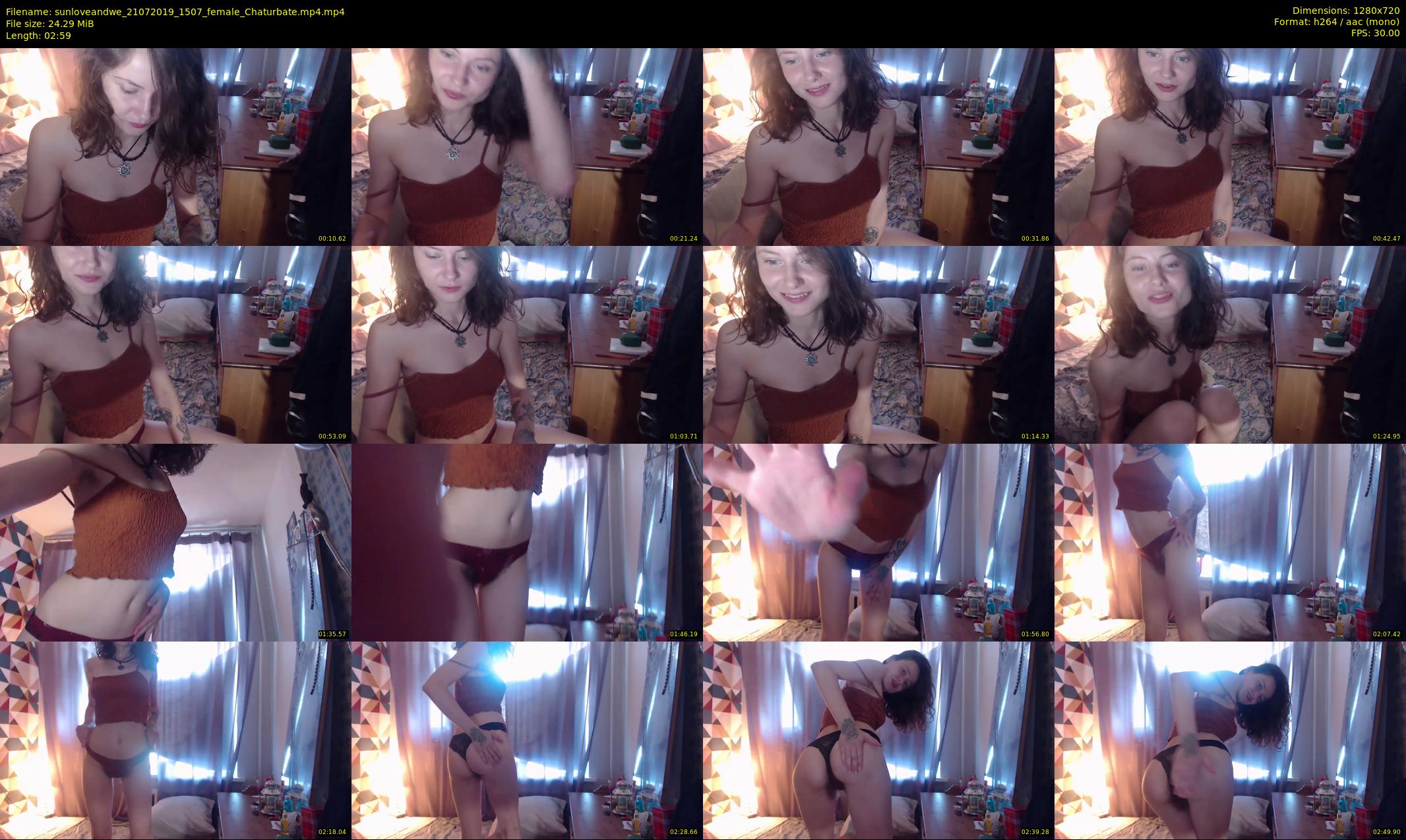 sunloveandwe — 3 minute Chaturbate female cam show recording, 720p, Jul 21, 2019
