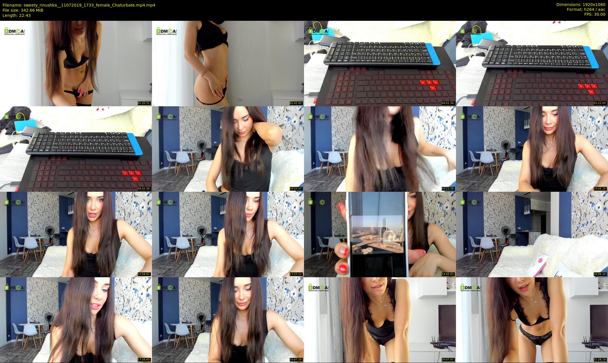 sweety_rinushka_ — 23 minute Chaturbate female cam show recording, 1080p, Jul 11, 2019