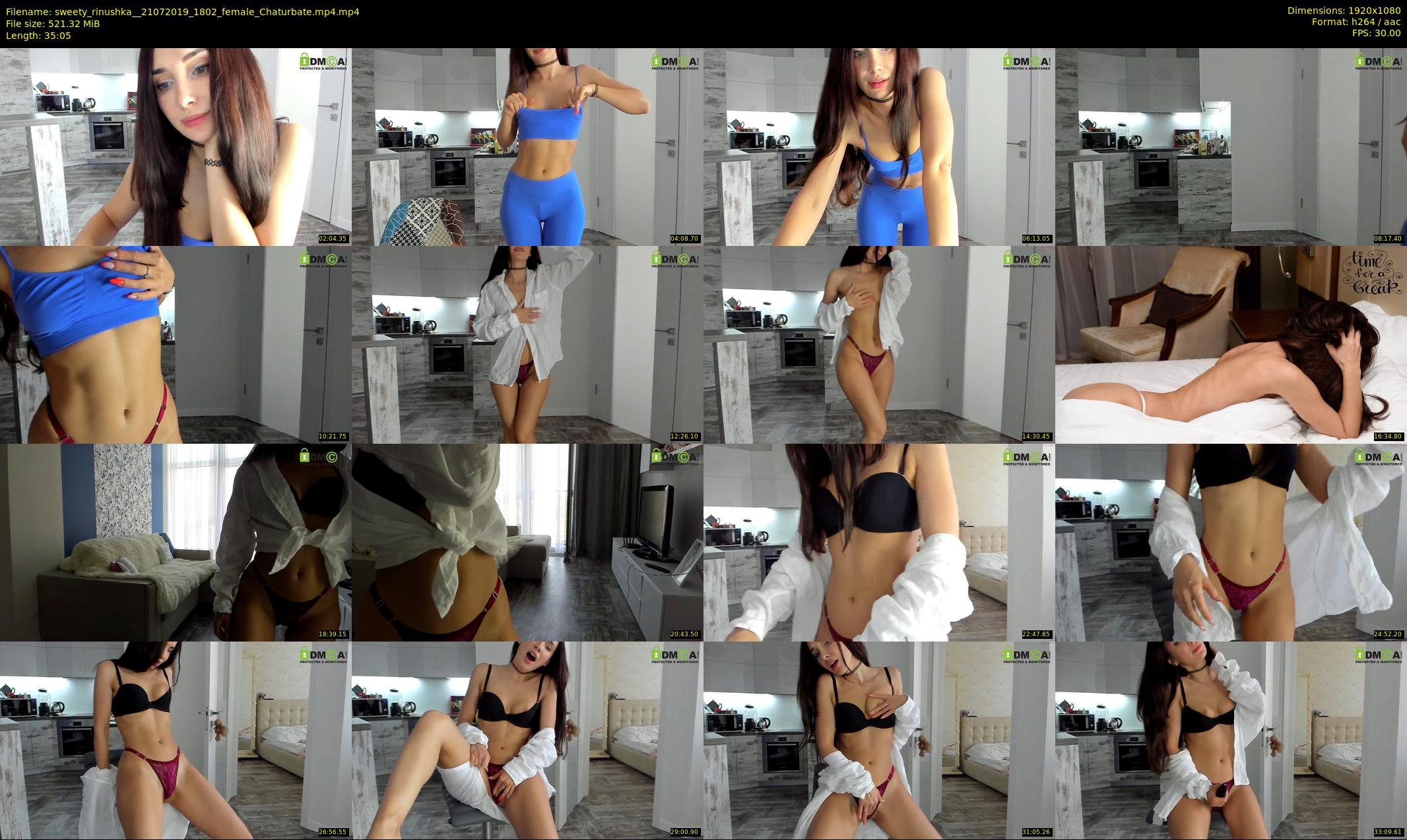 sweety_rinushka_ — 36 minute Chaturbate female cam show recording, 1080p, Jul 21, 2019
