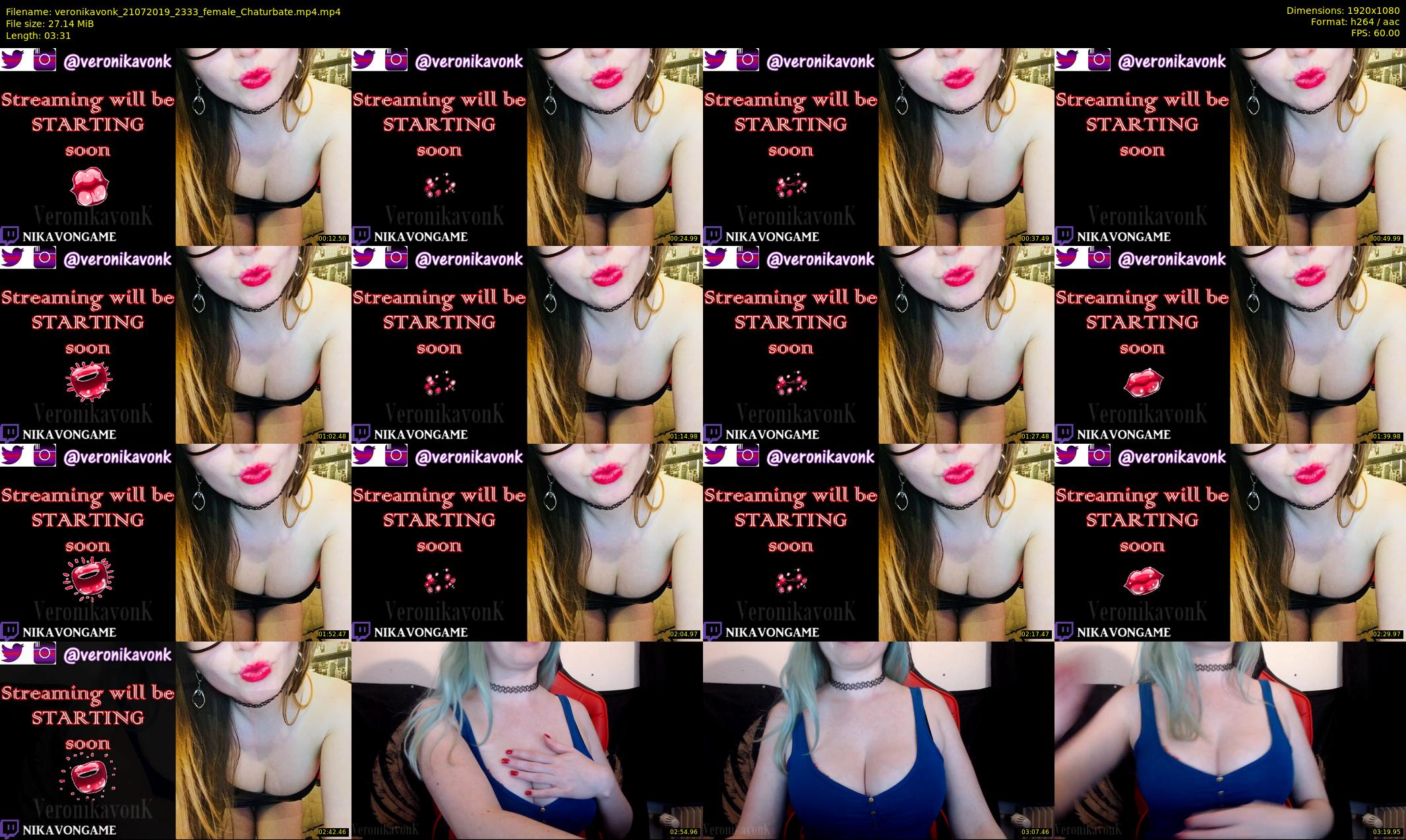 veronikavonk — 4 minute Chaturbate female cam show recording, 1080p, Jul 21, 2019