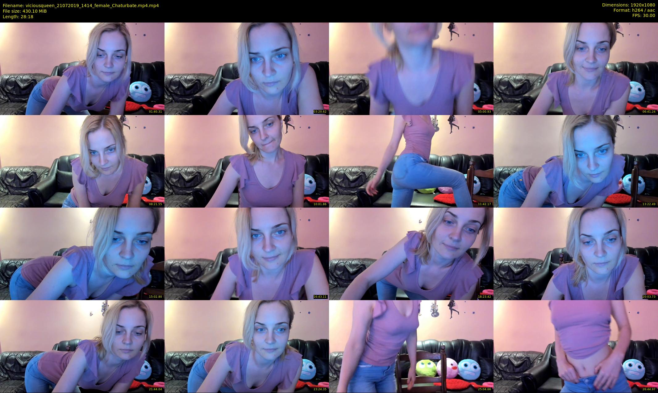 viciousqueen — 29 minute Chaturbate female cam show recording, 1080p, Jul 21, 2019