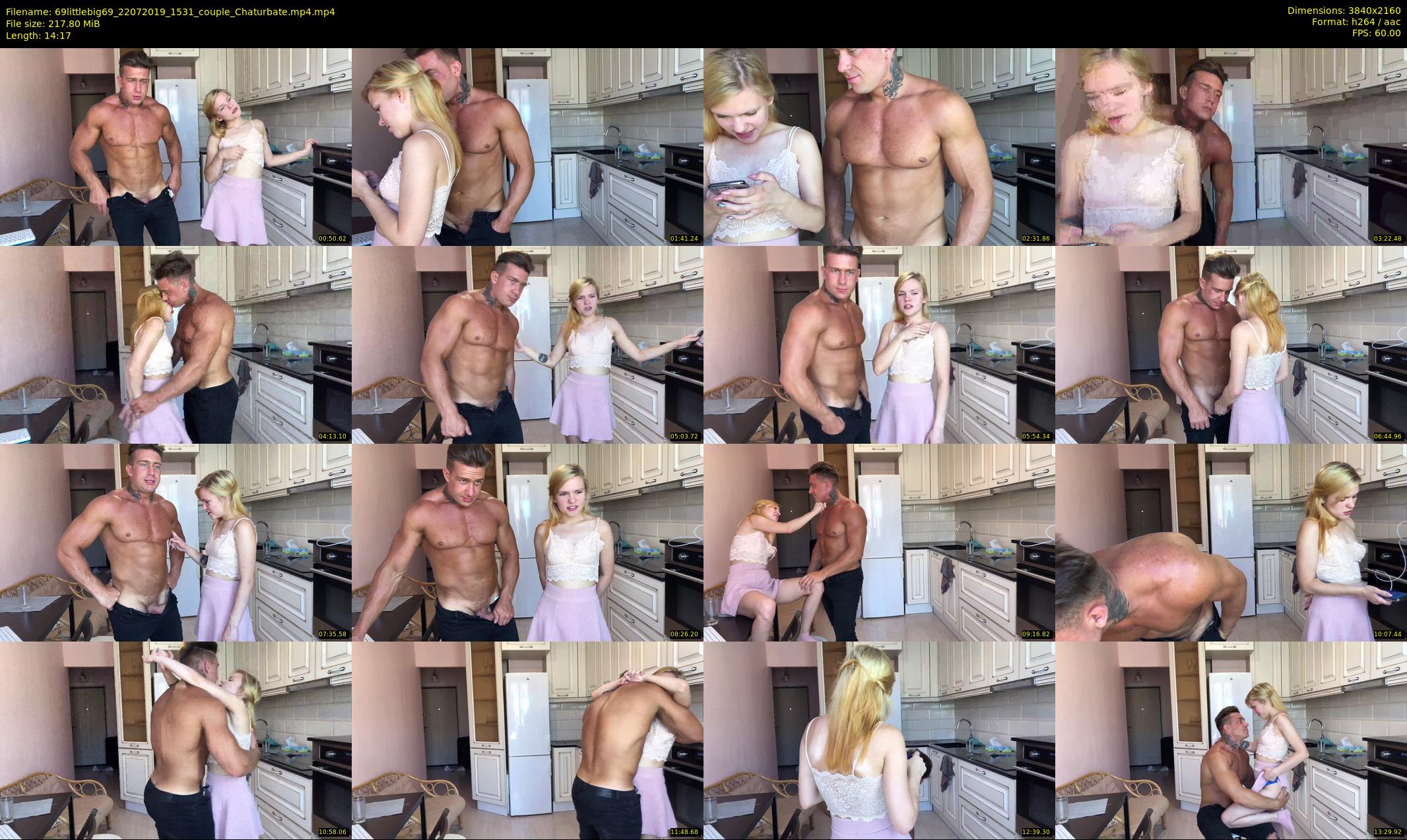 69littlebig69 — 15 minute Chaturbate couple cam show recording, 4K, Jul 22, 2019