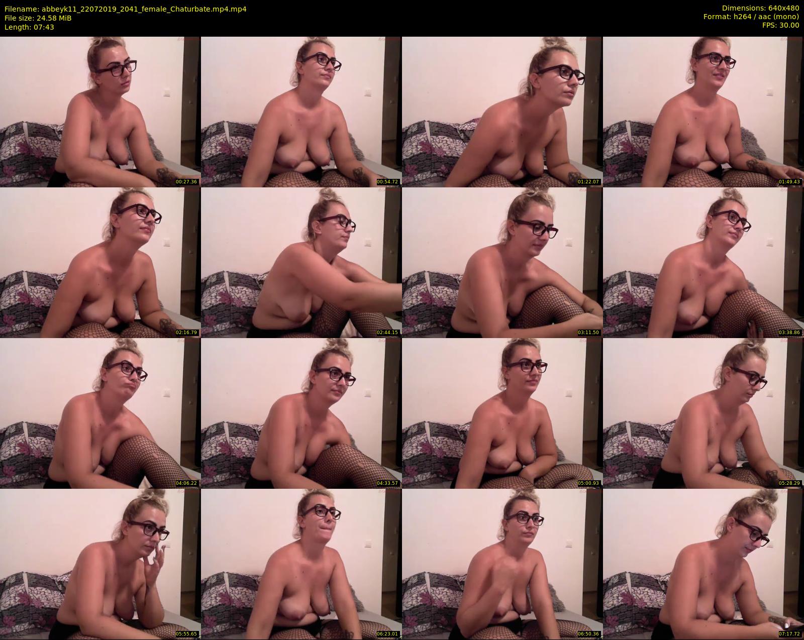 abbeyk11 — 8 minute Chaturbate female cam show recording, 480p, Jul 22, 2019