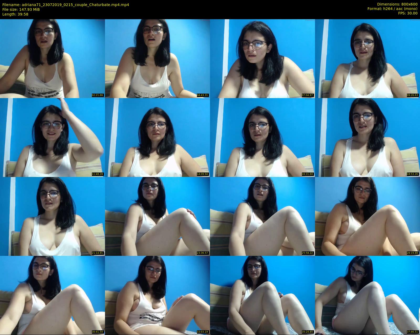 adriana71 — 40 minute Chaturbate couple cam show recording, 480p, Jul 23, 2019