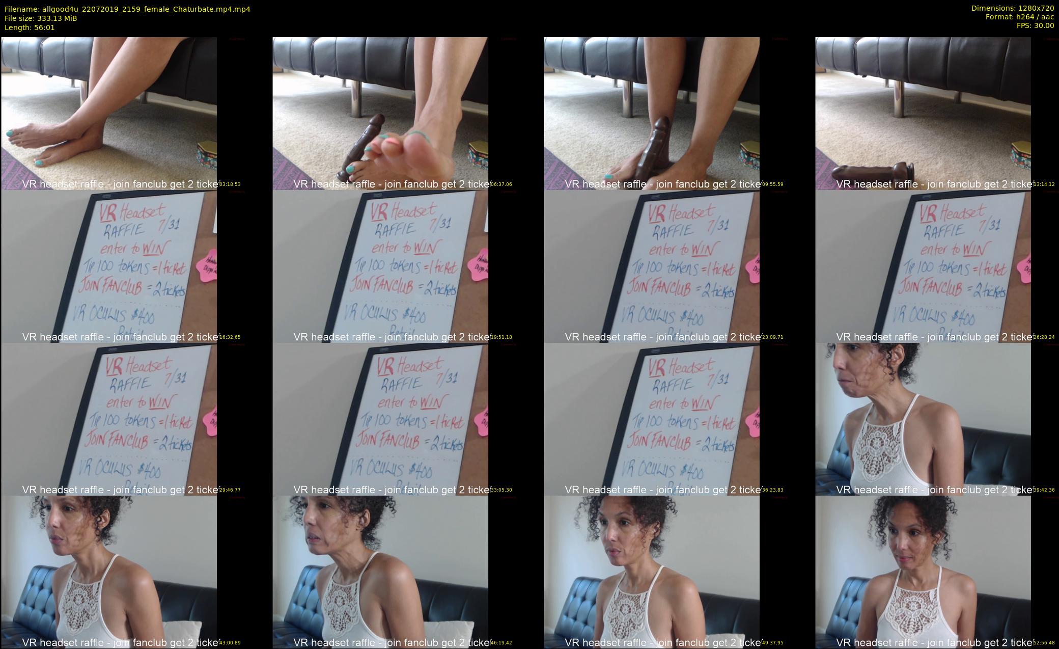 allgood4u — 57 minute Chaturbate couple cam show recording, 720p, Jul 22, 2019