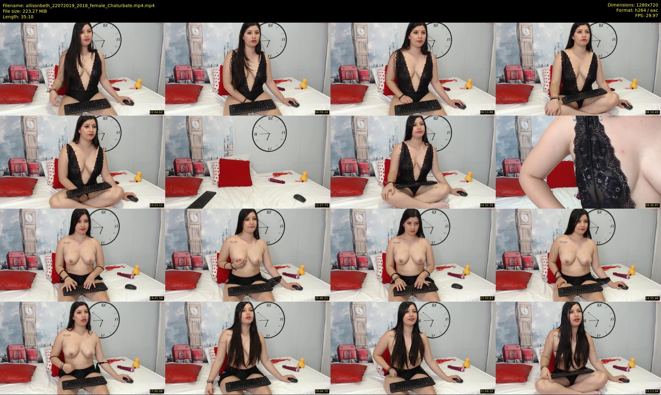 allisonbeth — 36 minute Chaturbate female cam show recording, 720p, Jul 22, 2019