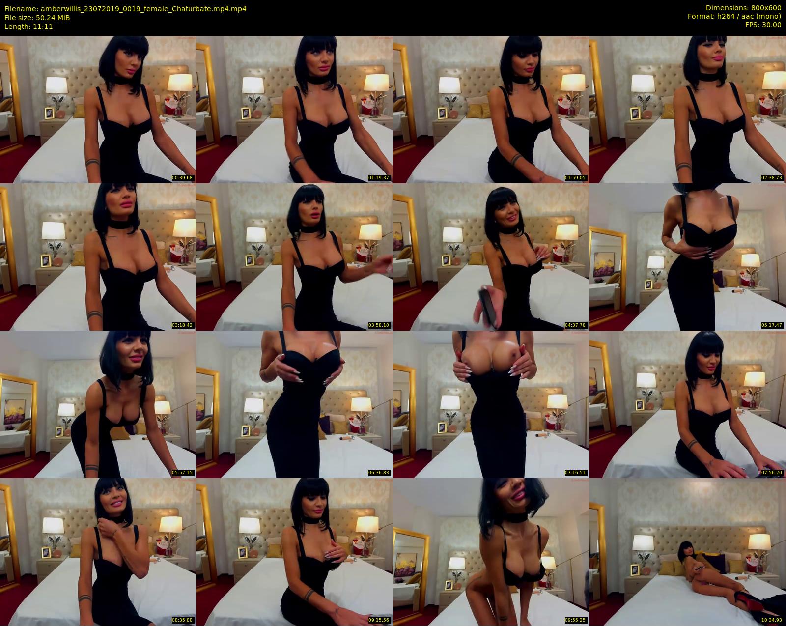amberwillis — 12 minute Chaturbate female cam show recording, 480p, Jul 23, 2019