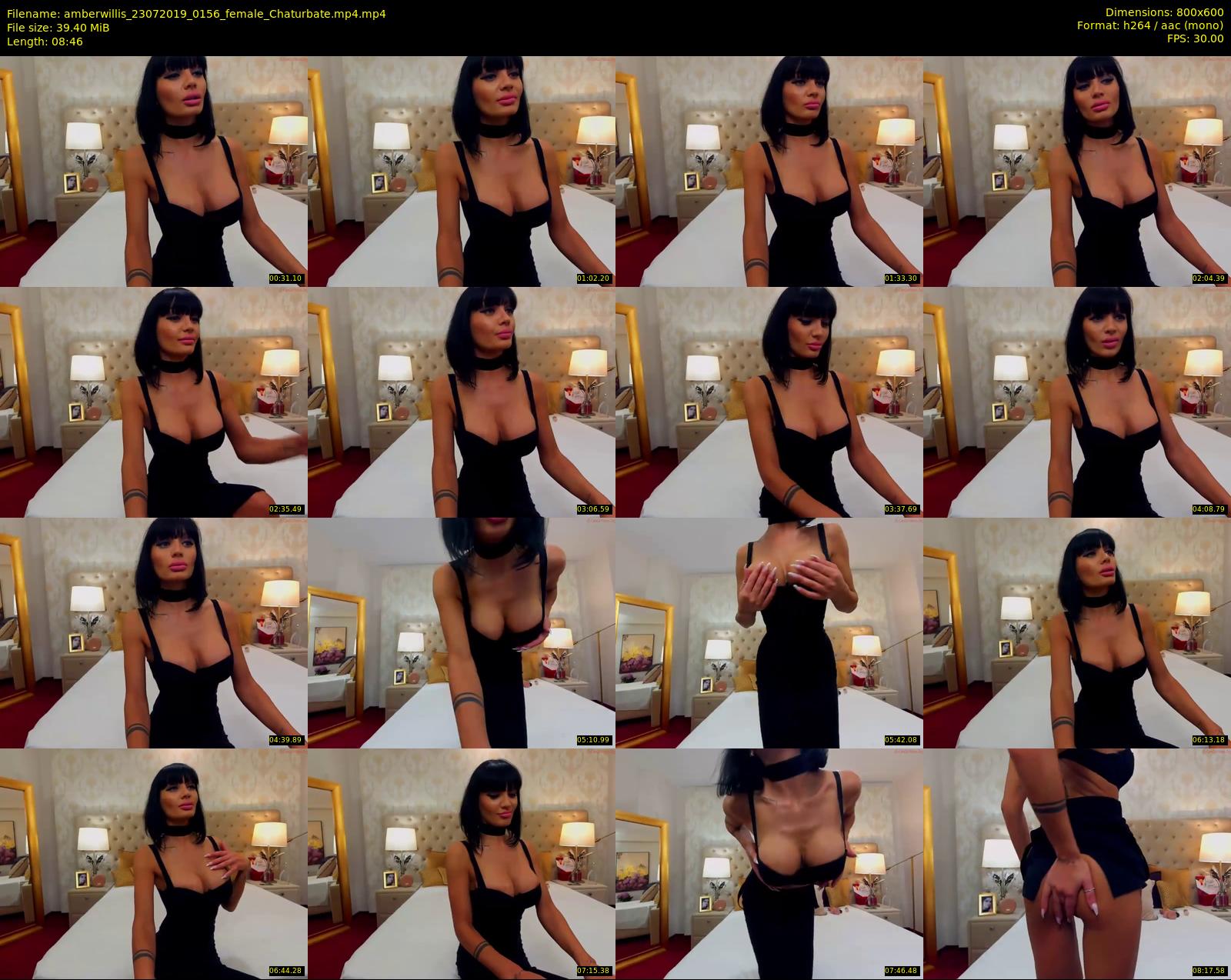 amberwillis — 9 minute Chaturbate female cam show recording, 480p, Jul 23, 2019