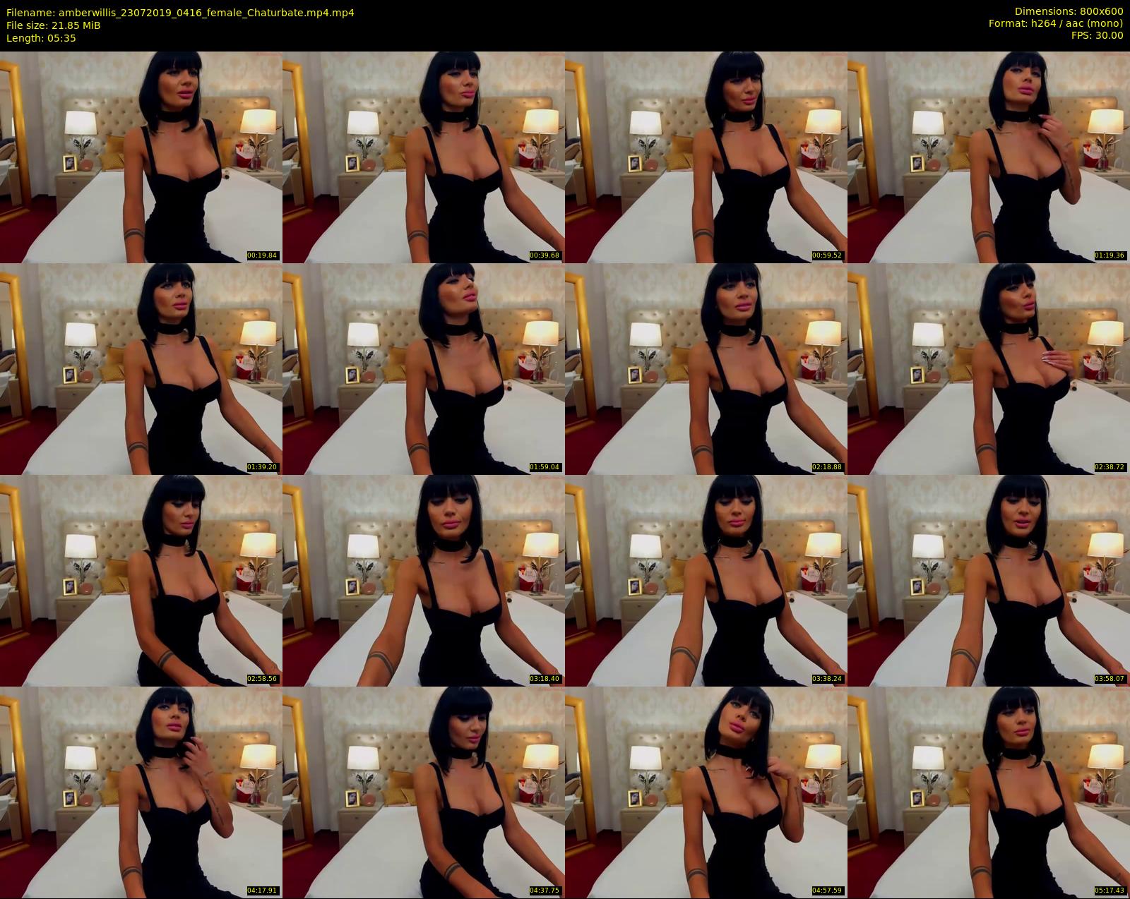 amberwillis — 6 minute Chaturbate female cam show recording, 480p, Jul 23, 2019