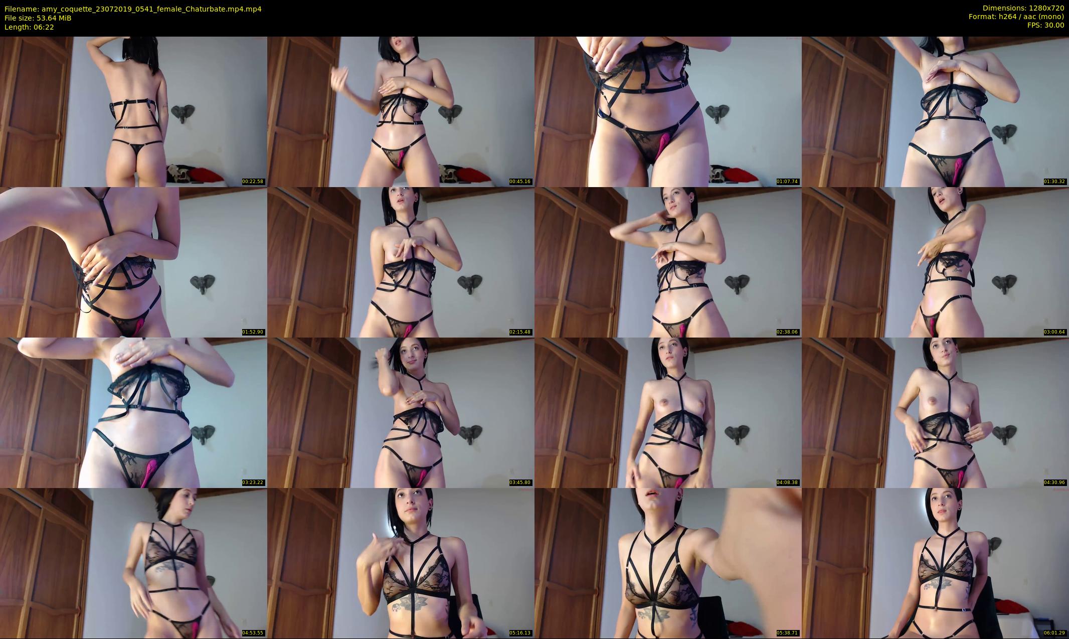 amy_coquette — 7 minute Chaturbate female cam show recording, 720p, Jul 23, 2019