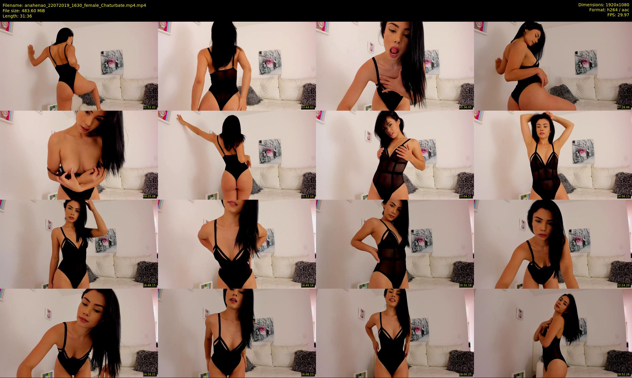 anahenao — 32 minute Chaturbate female cam show recording, 1080p, Jul 22, 2019