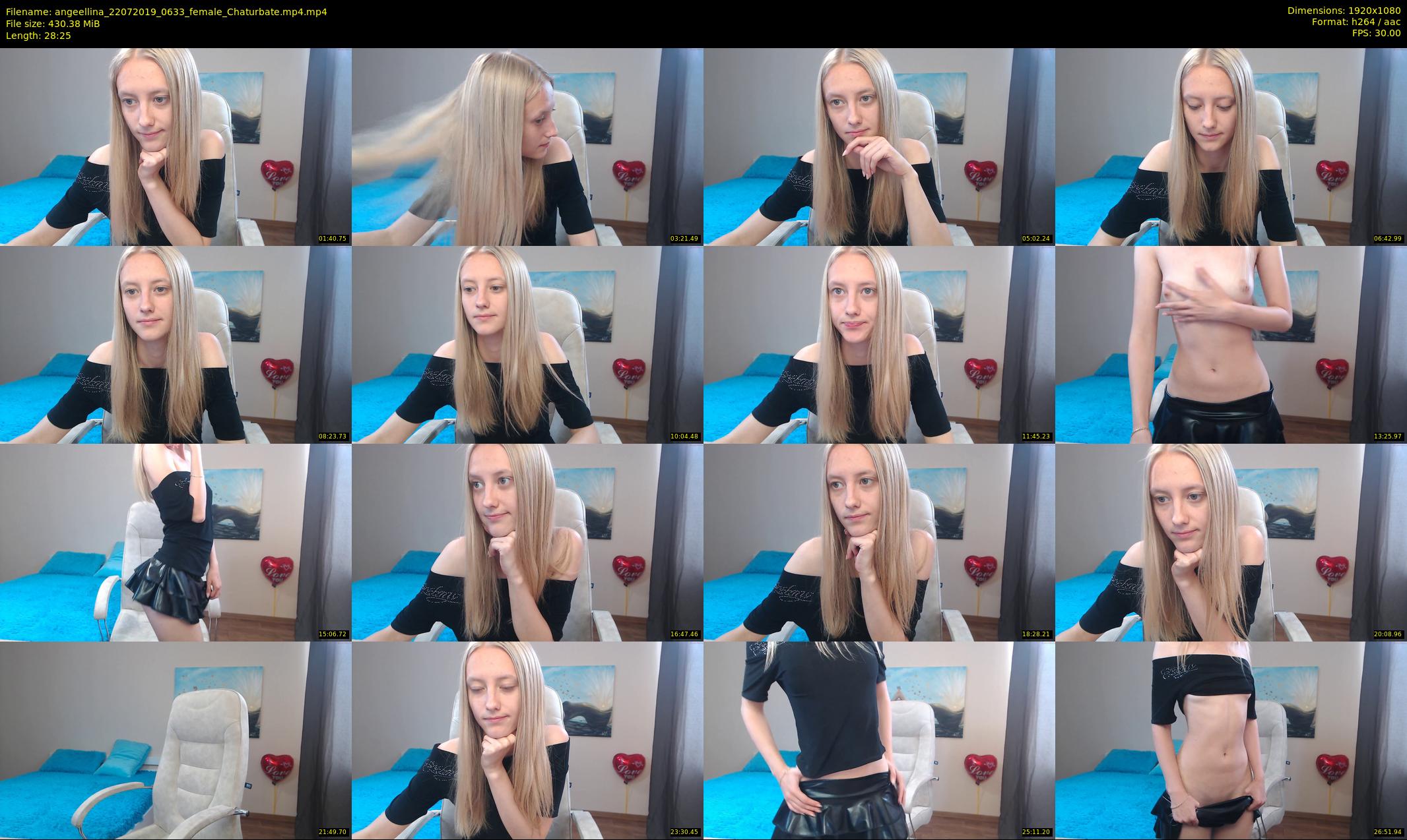 angeellina — 29 minute Chaturbate female cam show recording, 1080p, Jul 22, 2019