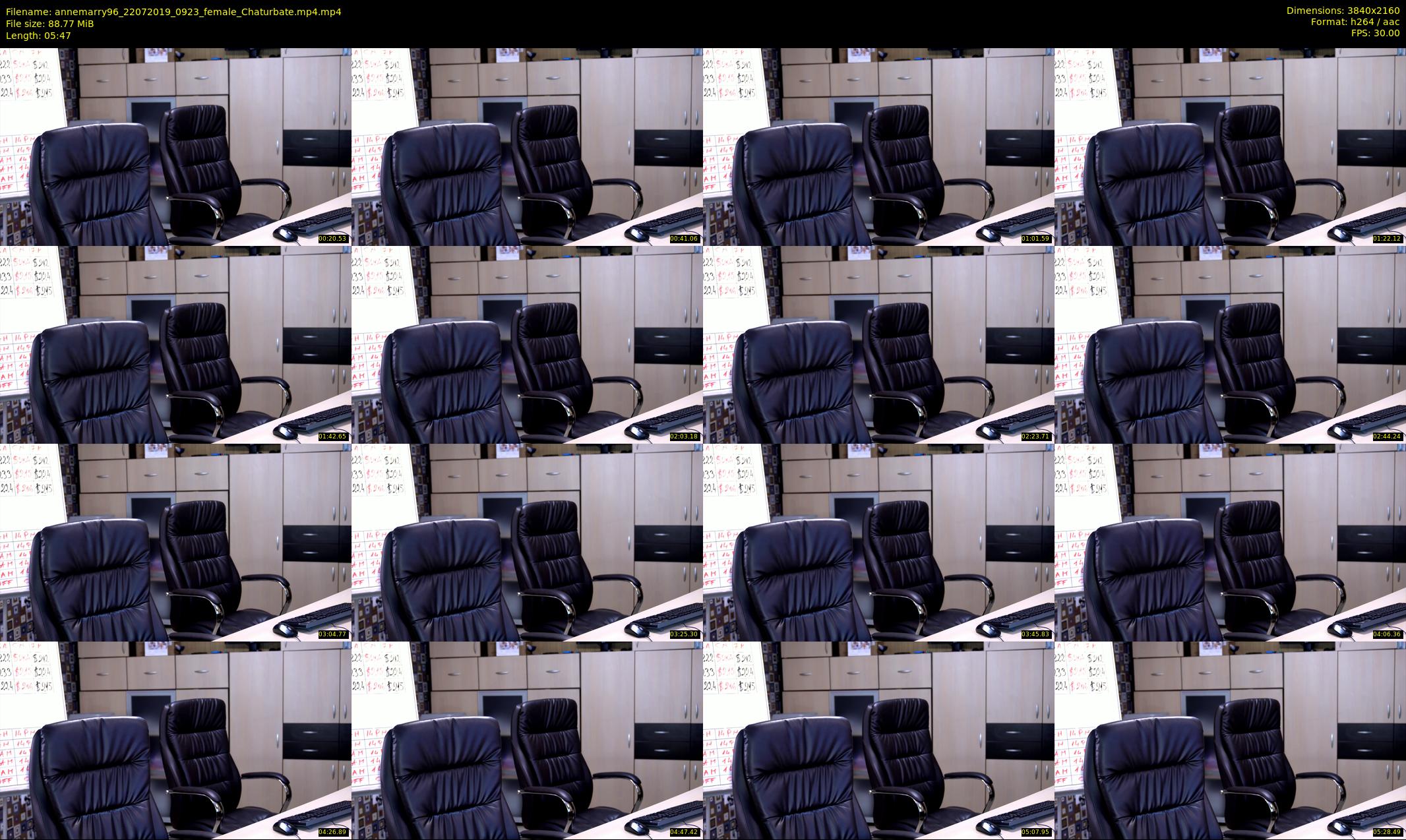 annemarry96 — 6 minute Chaturbate female cam show recording, 4K, Jul 22, 2019