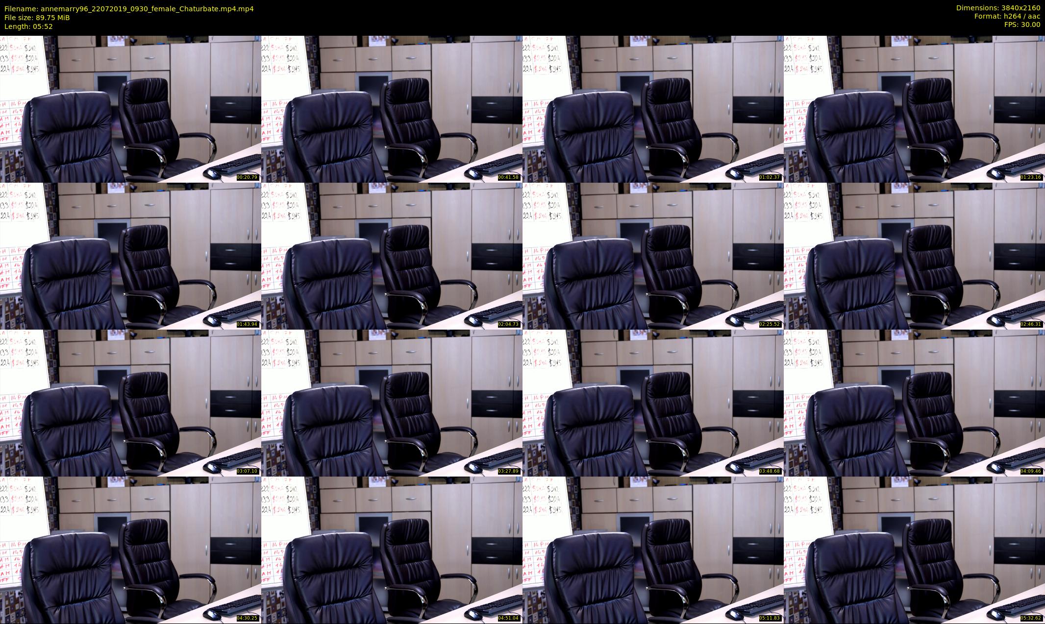 annemarry96 — 6 minute Chaturbate female cam show recording, 4K, Jul 22, 2019