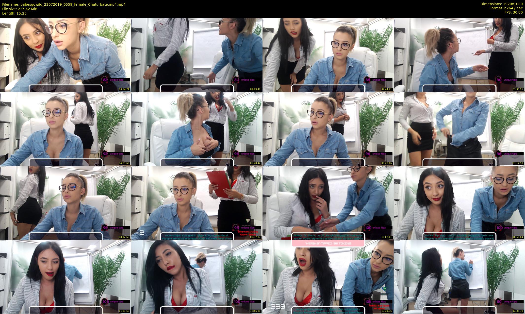 babesgowild — 16 minute Chaturbate couple cam show recording, 1080p, Jul 22, 2019