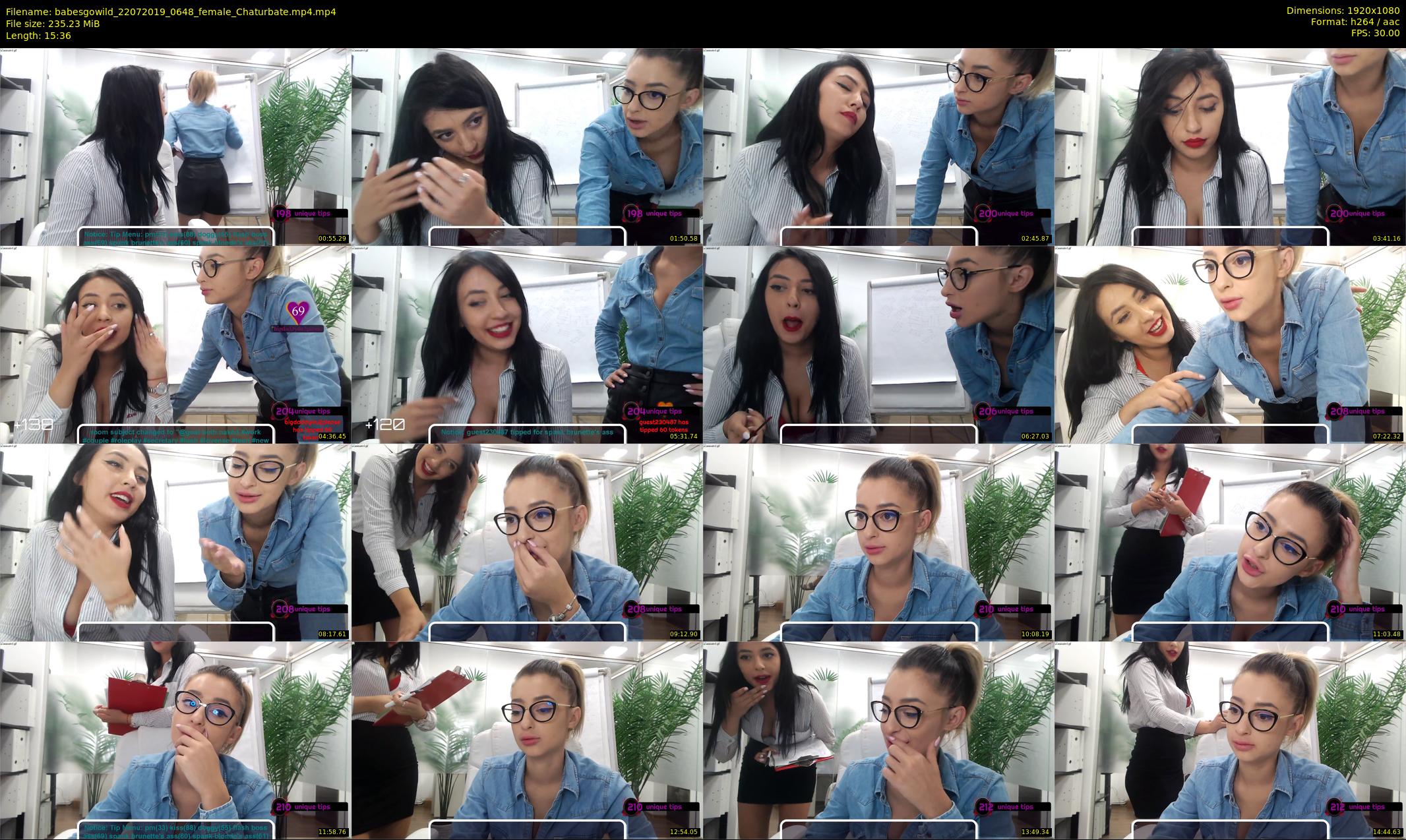 babesgowild — 16 minute Chaturbate couple cam show recording, 1080p, Jul 22, 2019