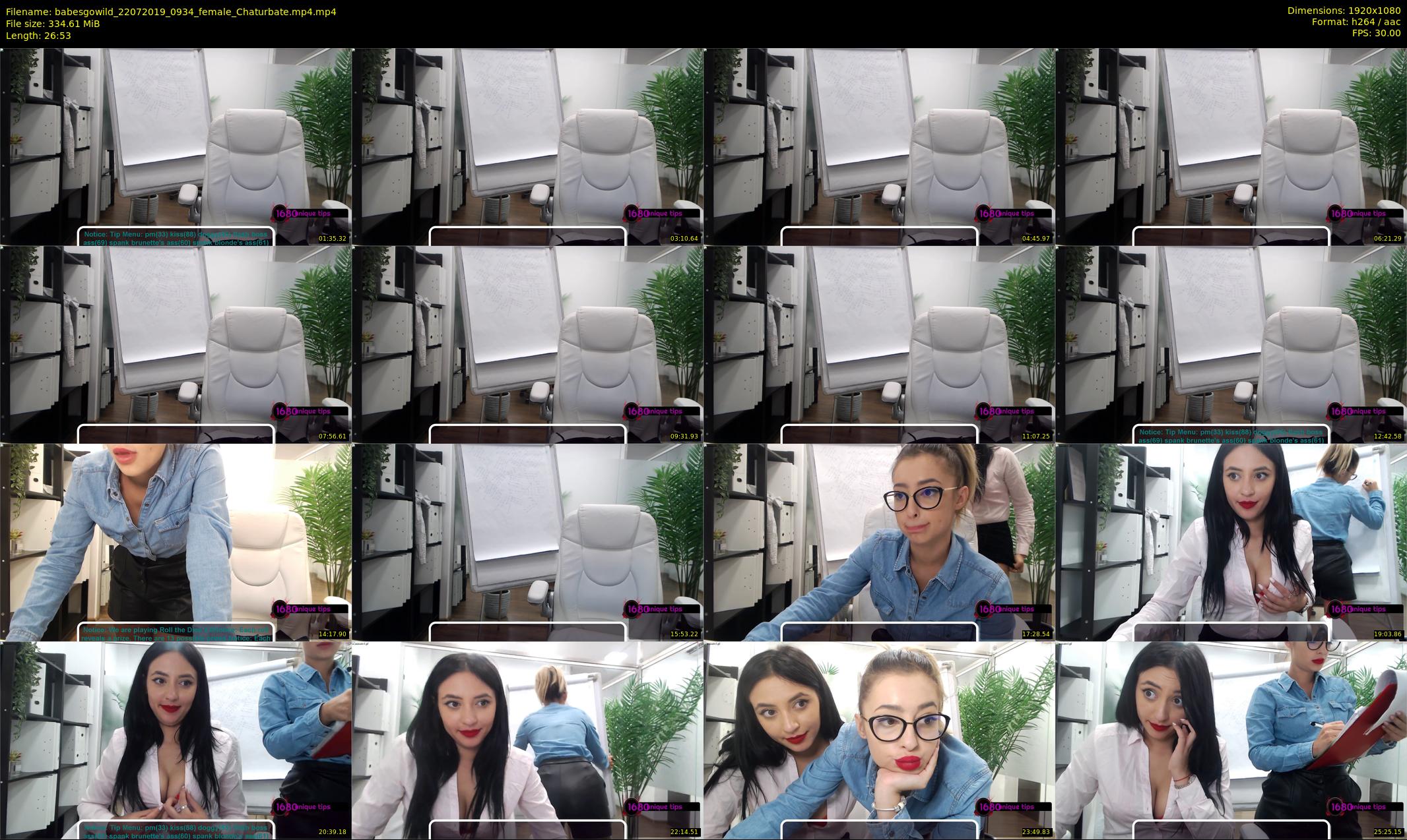 babesgowild — 27 minute Chaturbate couple cam show recording, 1080p, Jul 22, 2019