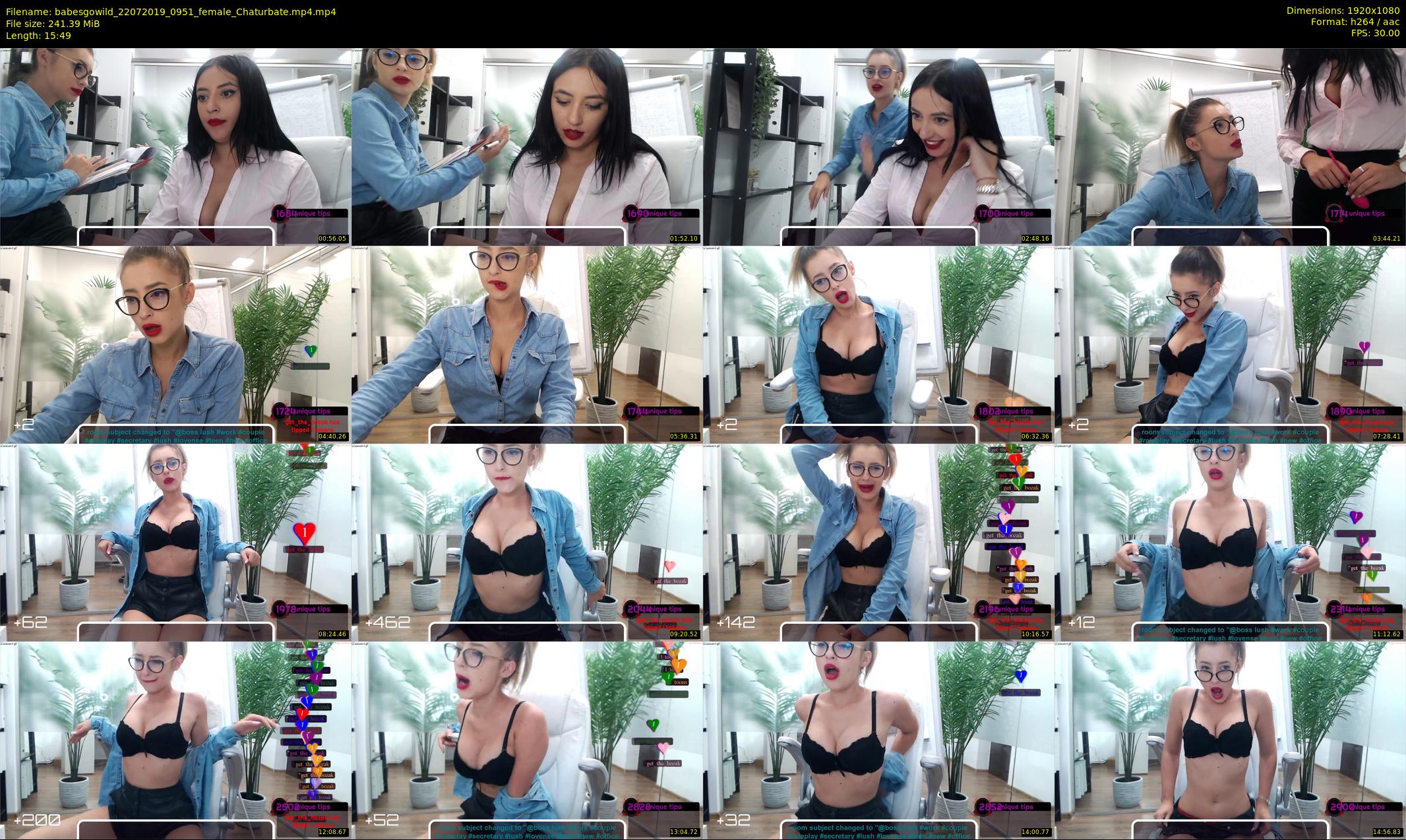 babesgowild — 16 minute Chaturbate couple cam show recording, 1080p, Jul 22, 2019