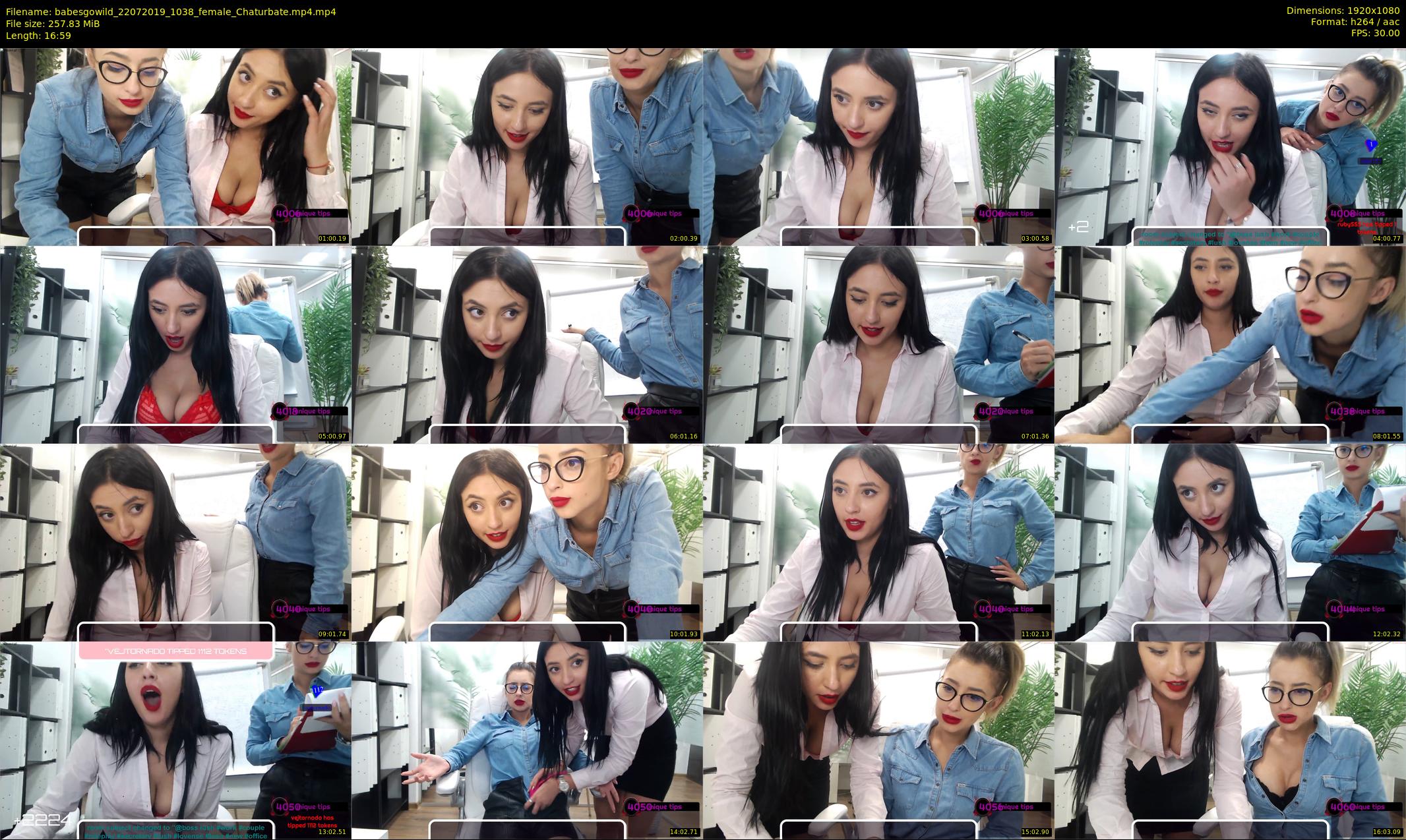 babesgowild — 17 minute Chaturbate couple cam show recording, 1080p, Jul 22, 2019