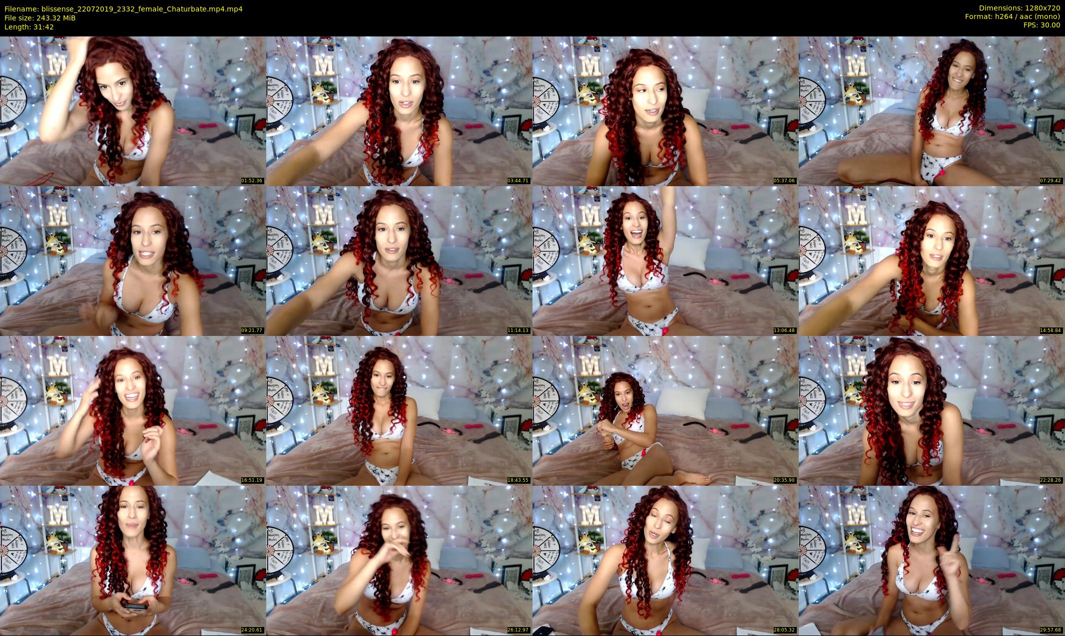 blissense — 32 minute Chaturbate female cam show recording, 720p, Jul 22, 2019