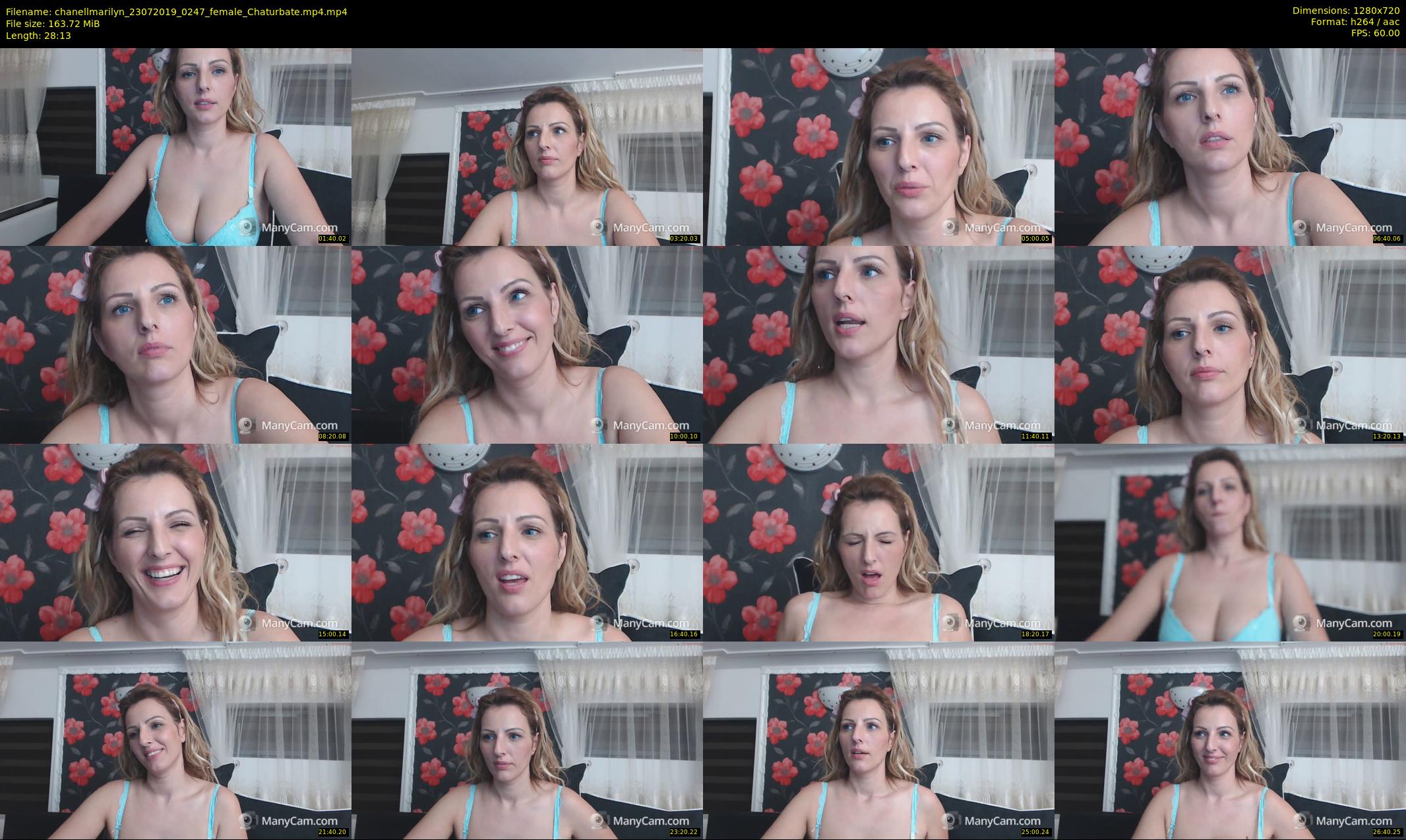 chanellmarilyn — 29 minute Chaturbate female cam show recording, 720p, Jul 23, 2019