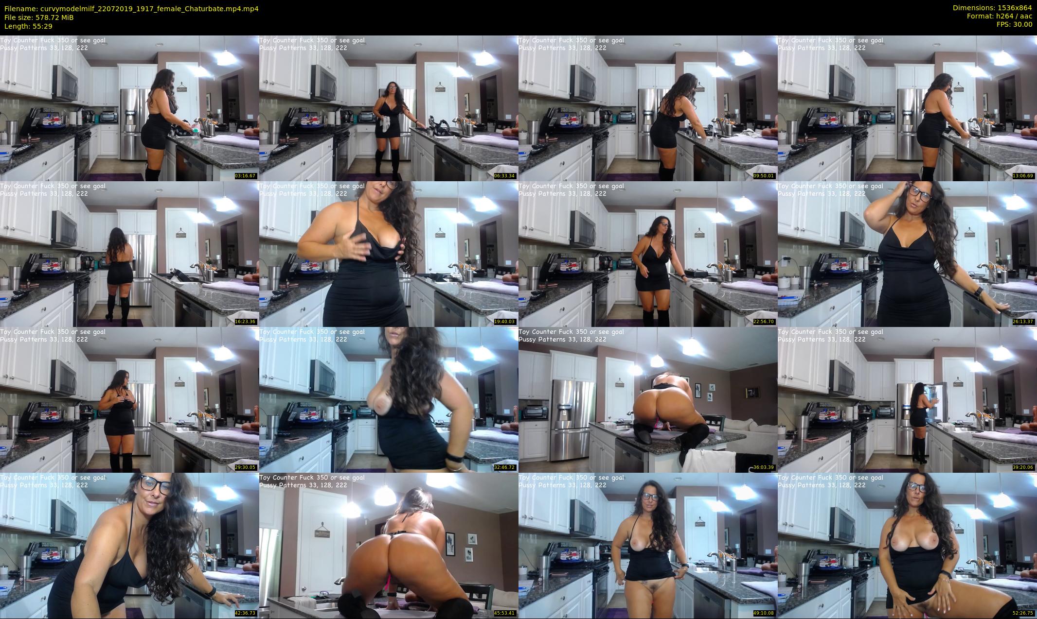 curvymodelmilf — 56 minute Chaturbate female cam show recording, 720p, Jul 22, 2019