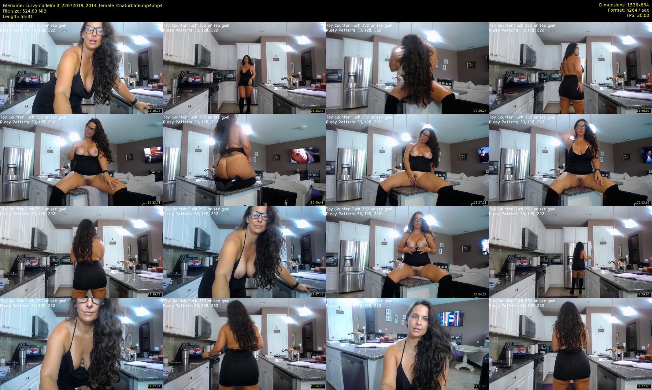 curvymodelmilf — 56 minute Chaturbate female cam show recording, 720p, Jul 22, 2019