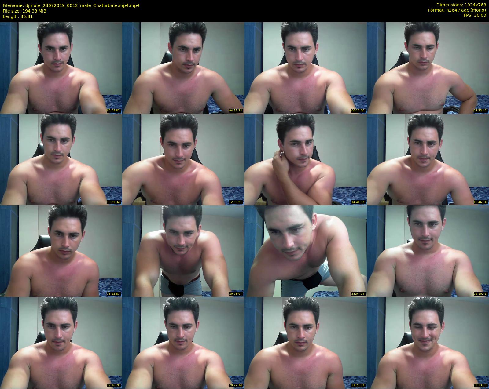djmute — 36 minute Chaturbate male cam show recording, 720p, Jul 23, 2019