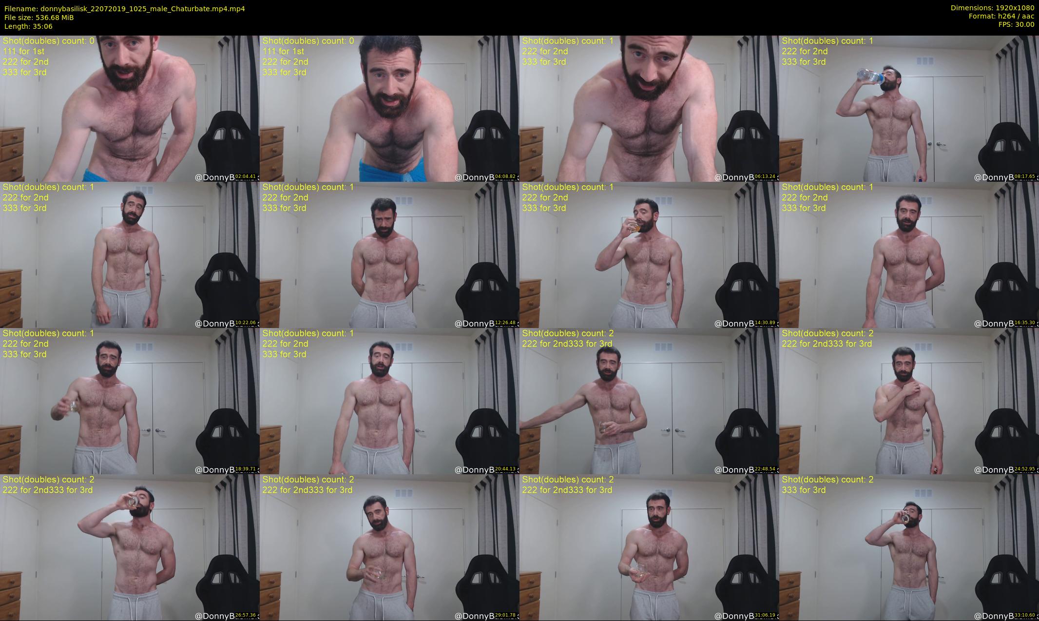 donnybasilisk — 36 minute Chaturbate male cam show recording, 1080p, Jul 22, 2019